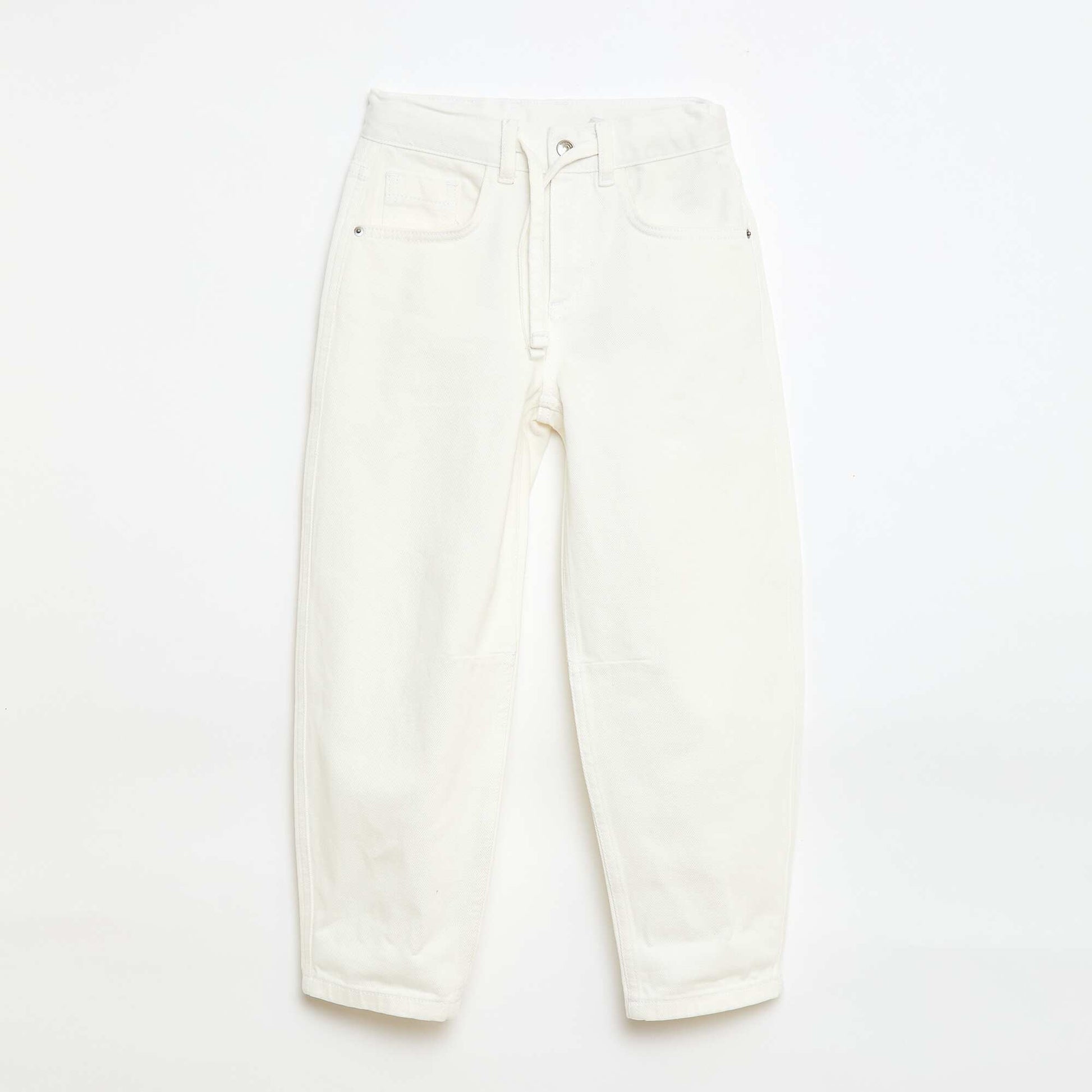 Barrel fit jeans WHITE