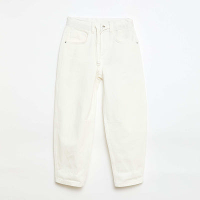 Barrel fit jeans WHITE