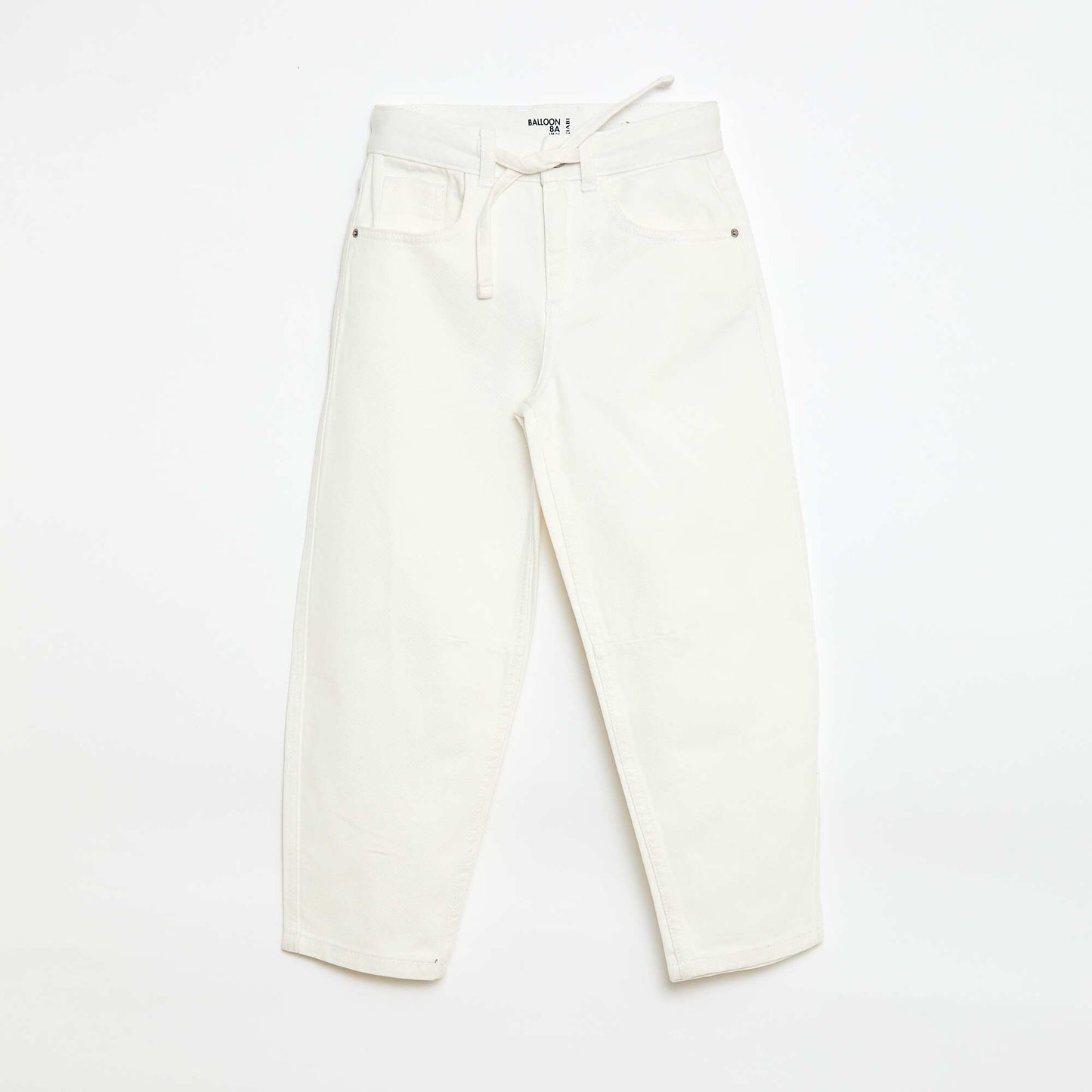 Barrel fit jeans WHITE