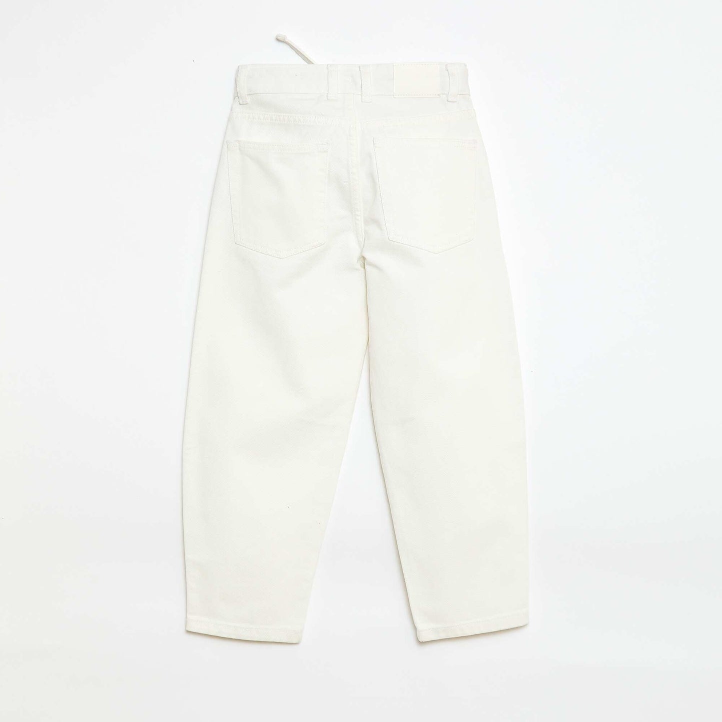 Barrel fit jeans WHITE