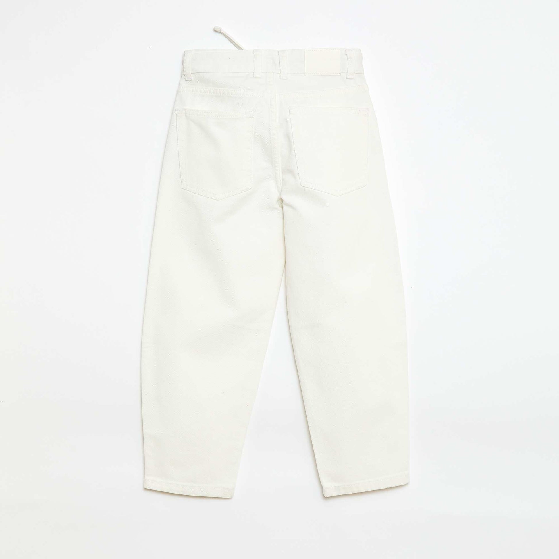 Barrel fit jeans WHITE