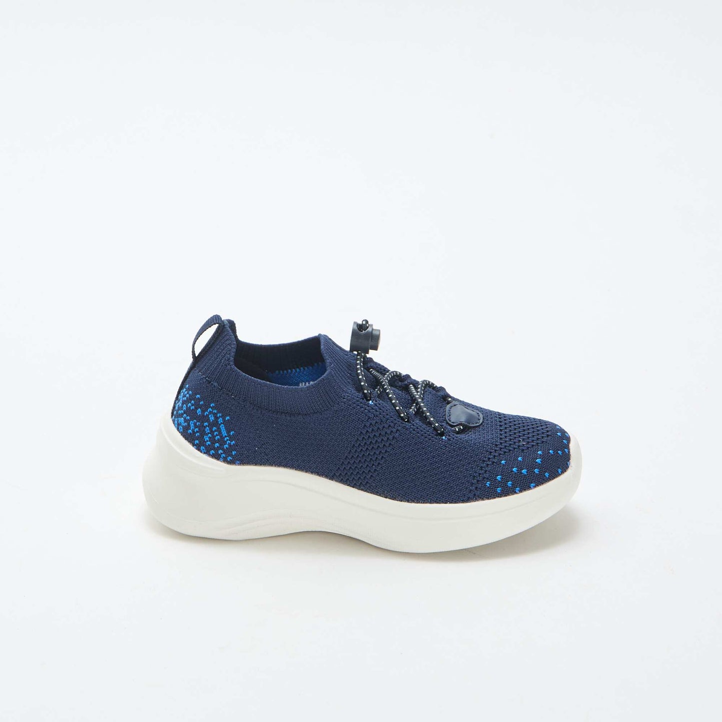 Adjustable Flyknit Sneakers with Stopper BLUE