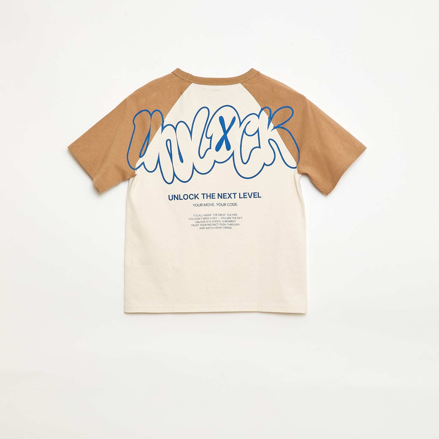 Printed Message T-shirt WHITE