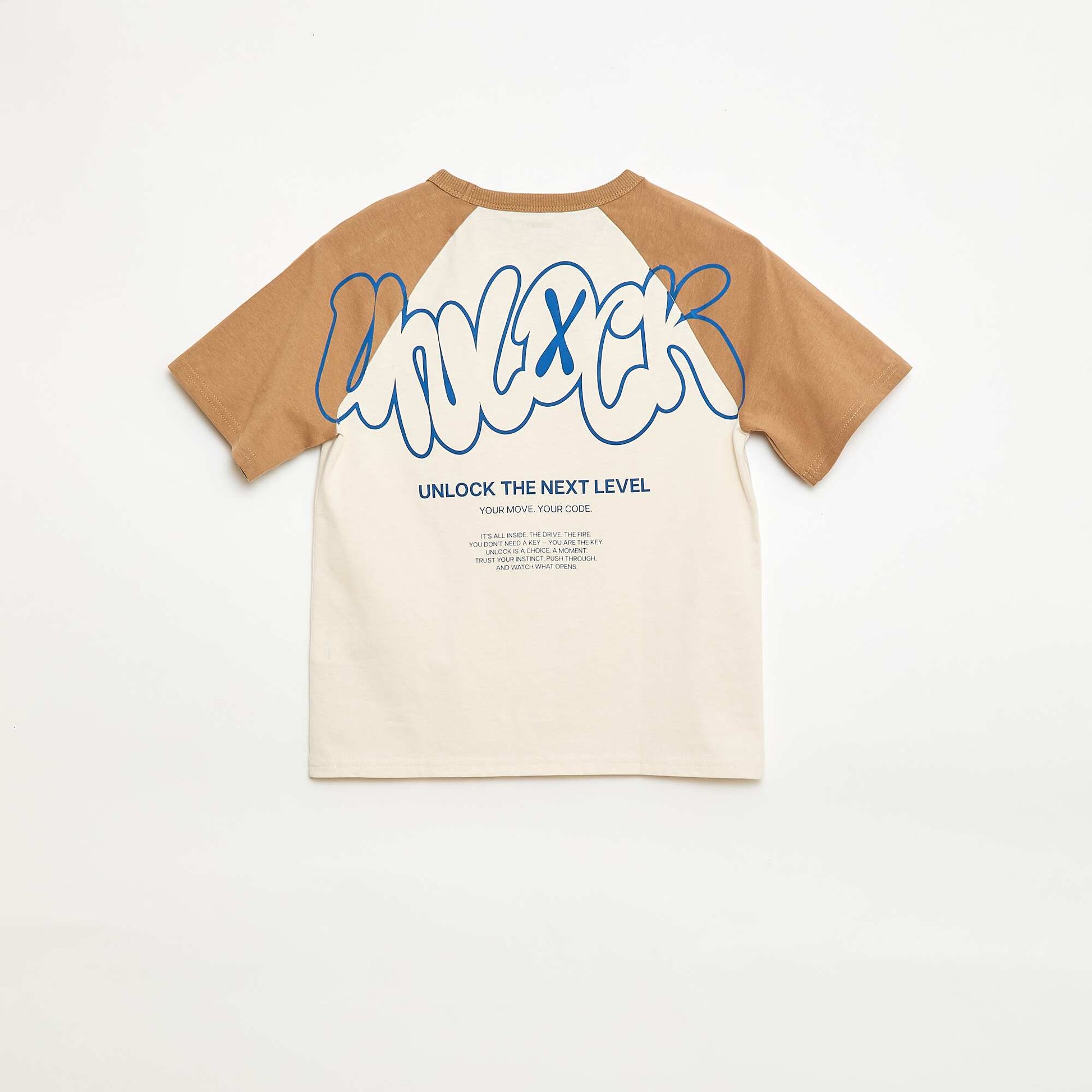 Printed Message T-shirt WHITE