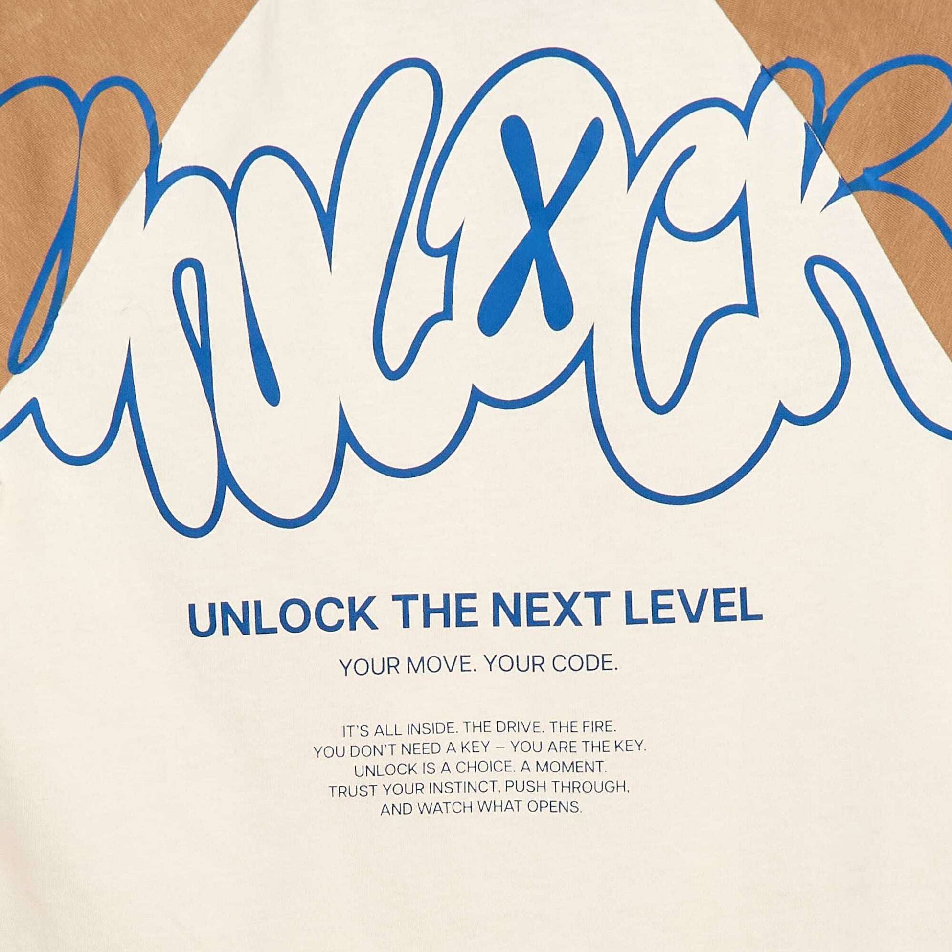 Printed Message T-shirt WHITE