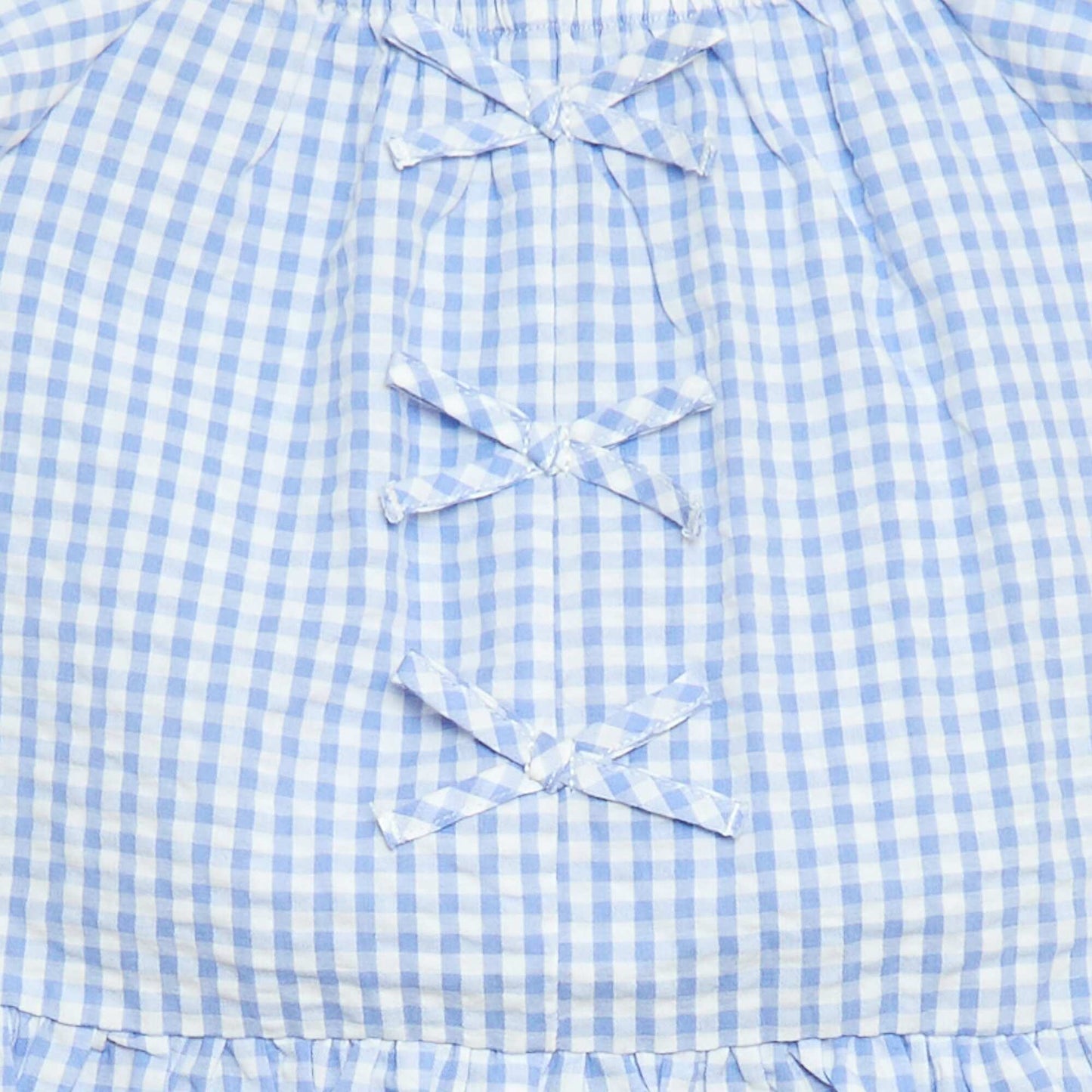 Top and Trousers Set with Cotton Details BLUE