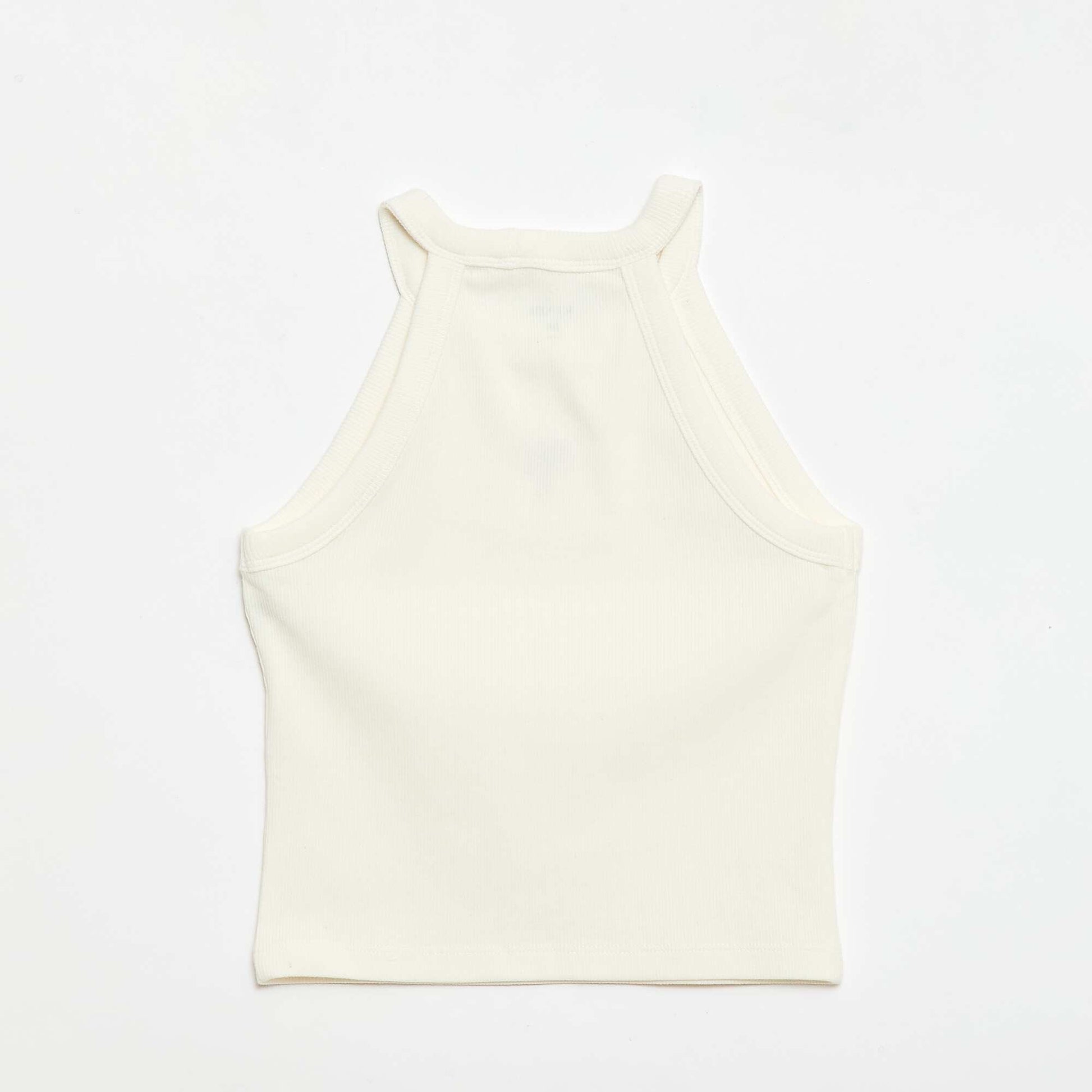 Halter Neck Tank Top WHITE