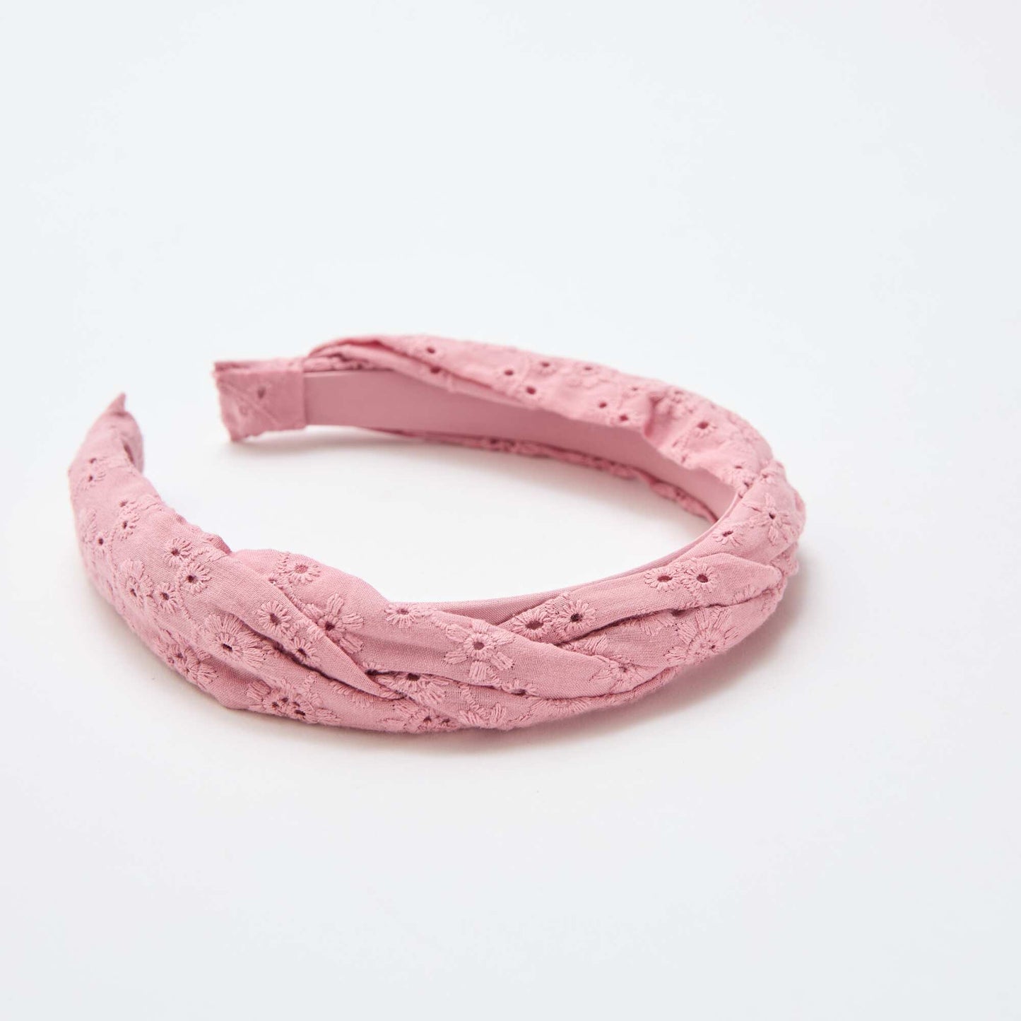 Broderie Anglaise Headband PINK
