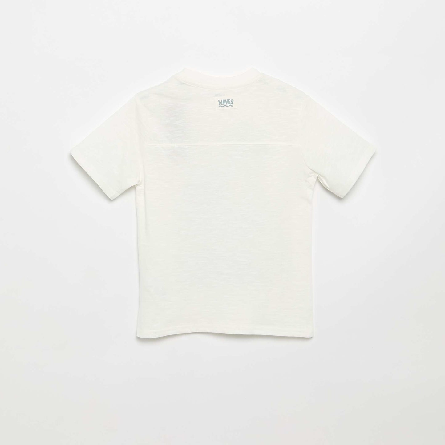 Short-sleeved printed T-shirt WHITE