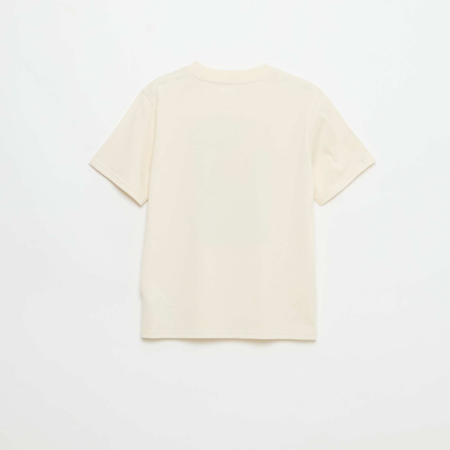 Short-sleeved graphic print T-shirt WHITE