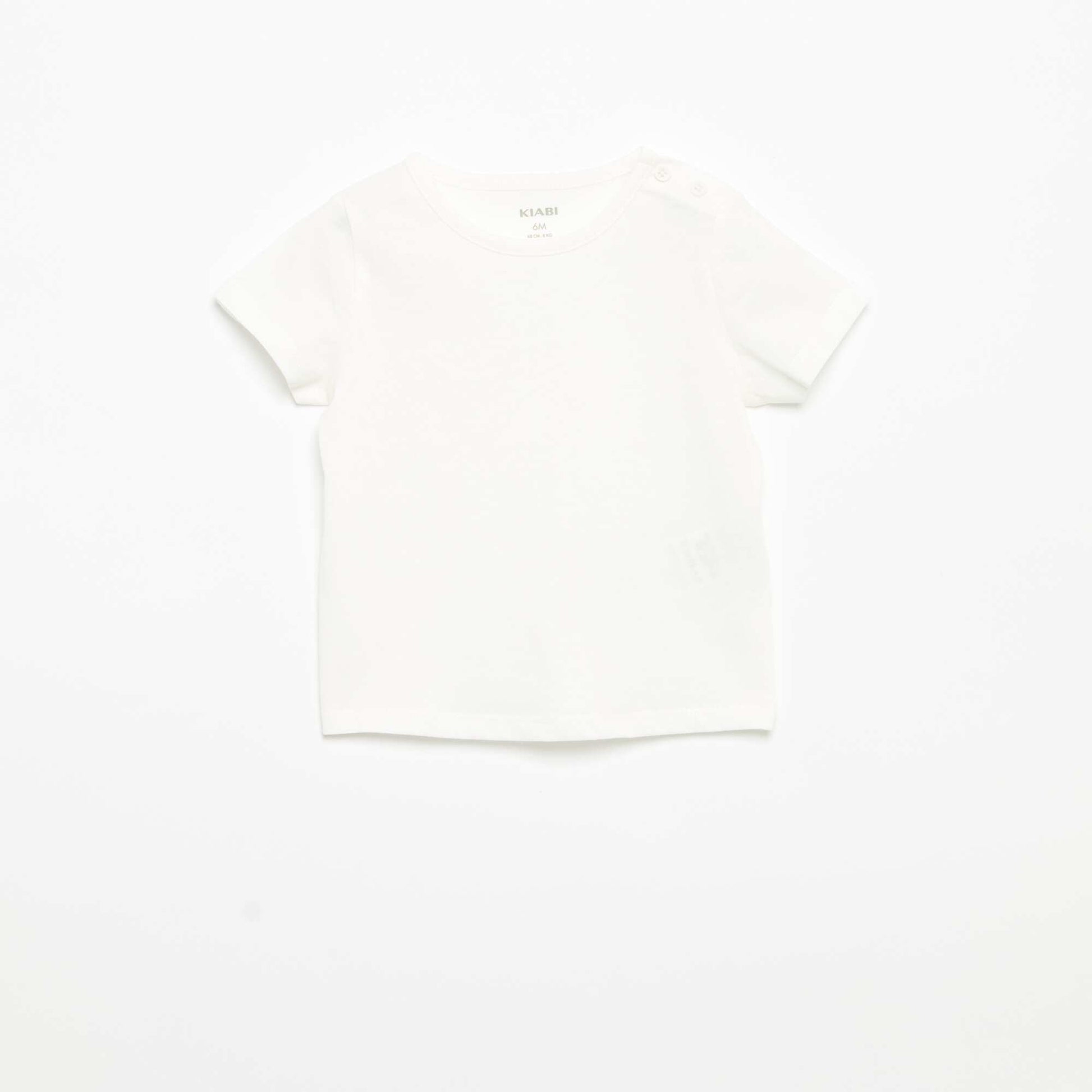 Pack of 4 Plain T-shirts WHITE