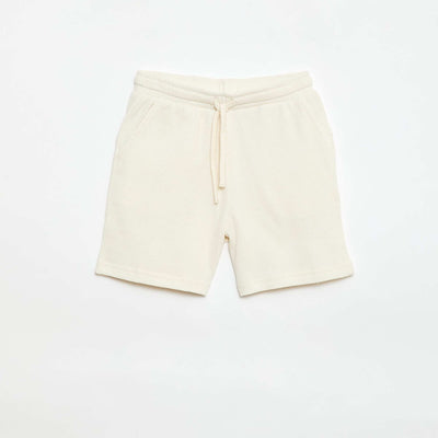 Waffle Knit Shorts BEIGE