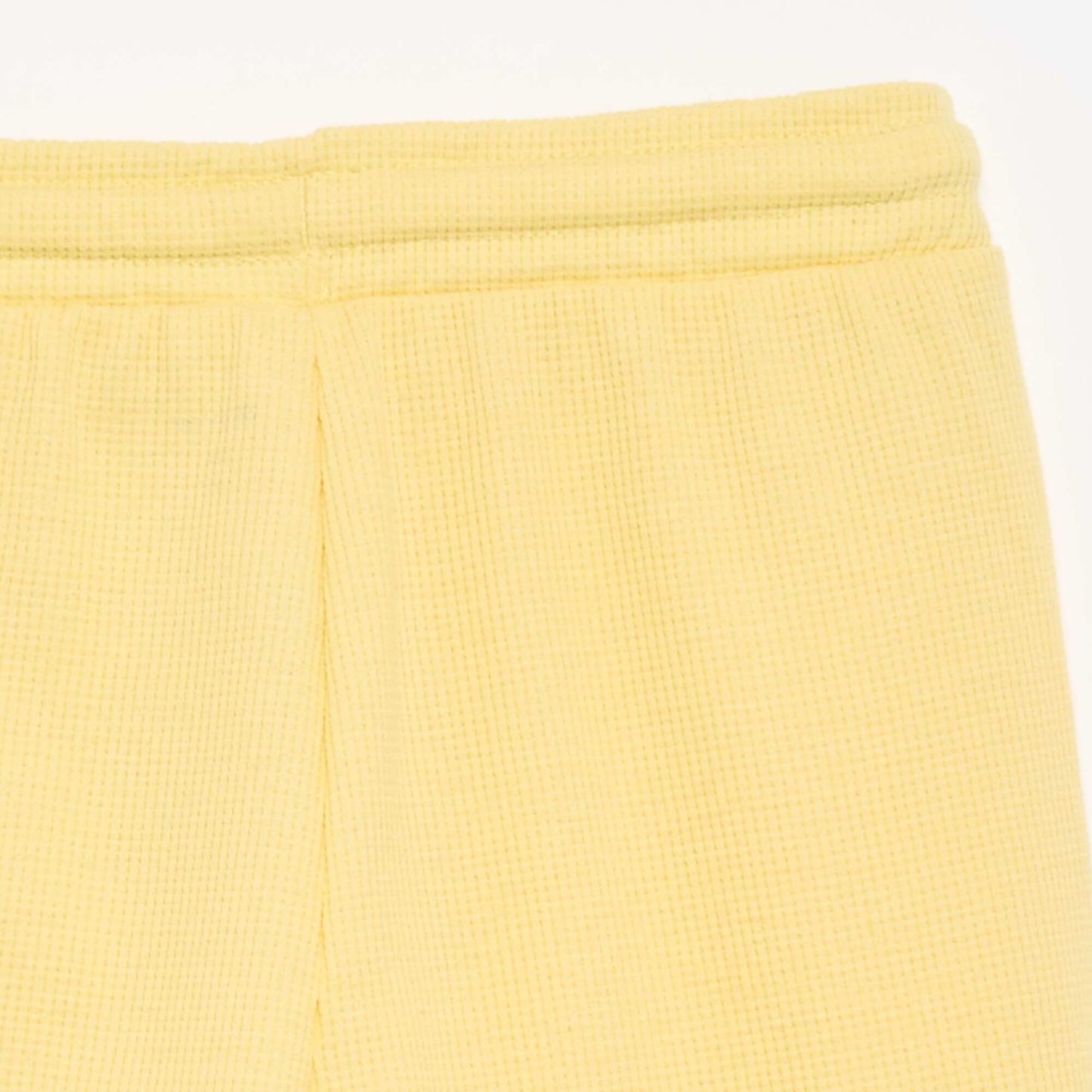 Waffle Knit Shorts YELLOW