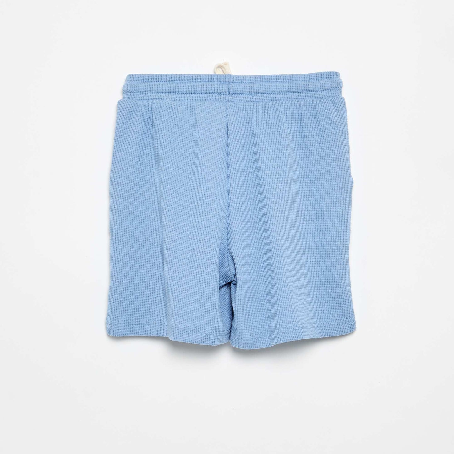 Waffle Knit Shorts BLUE