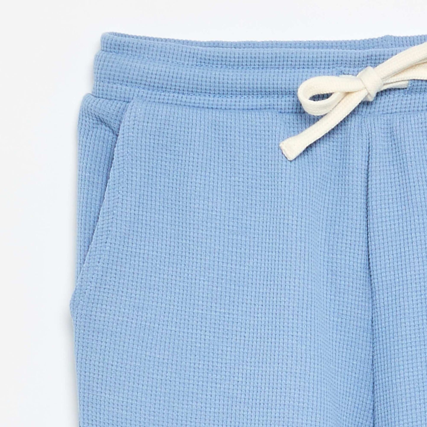 Waffle Knit Shorts BLUE