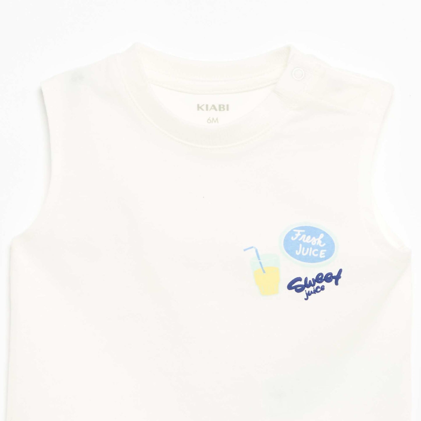 Printed Tank Top WHITE