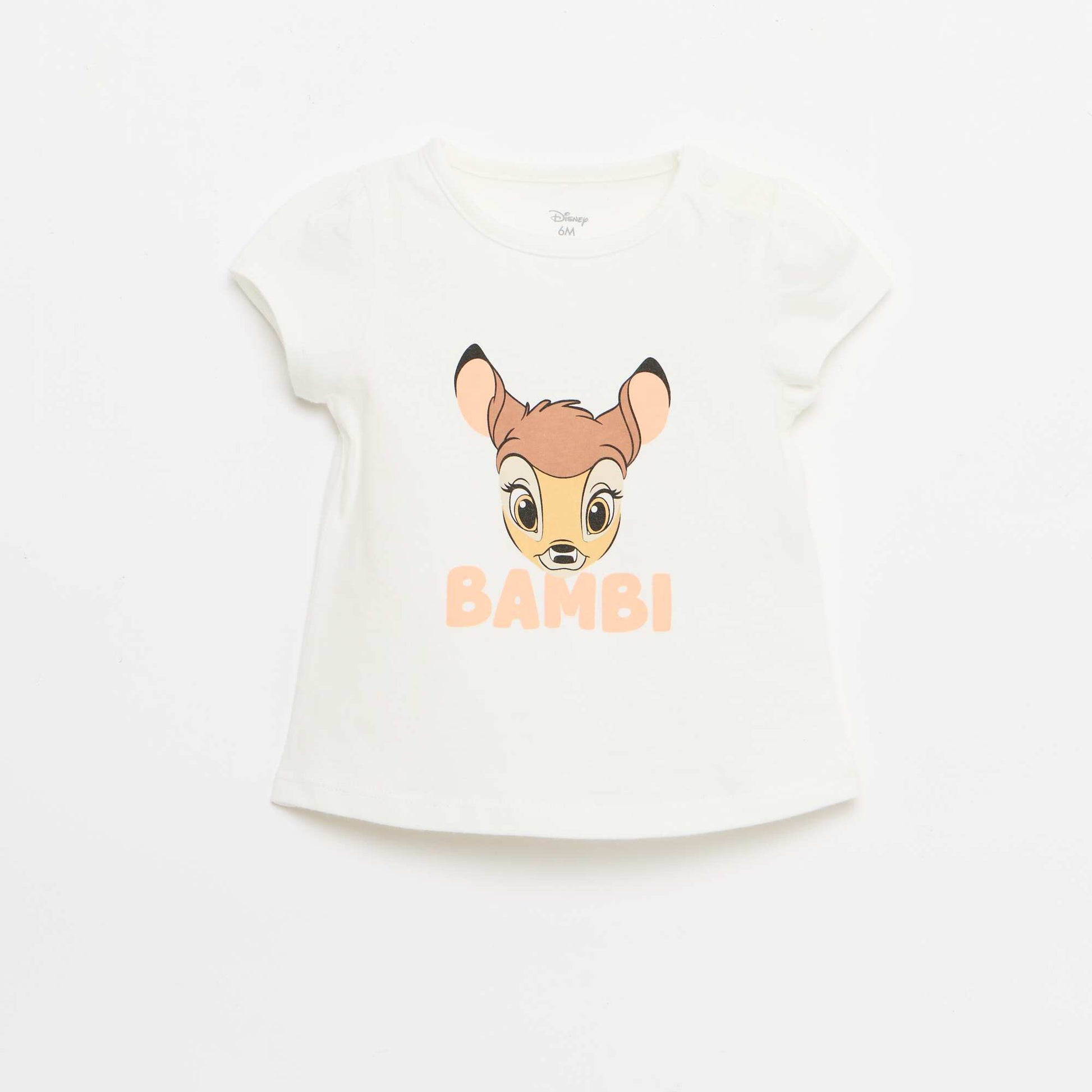 Disney print T-shirt WHITE