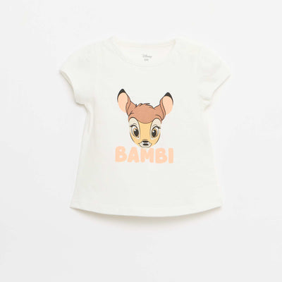 Disney print T-shirt WHITE