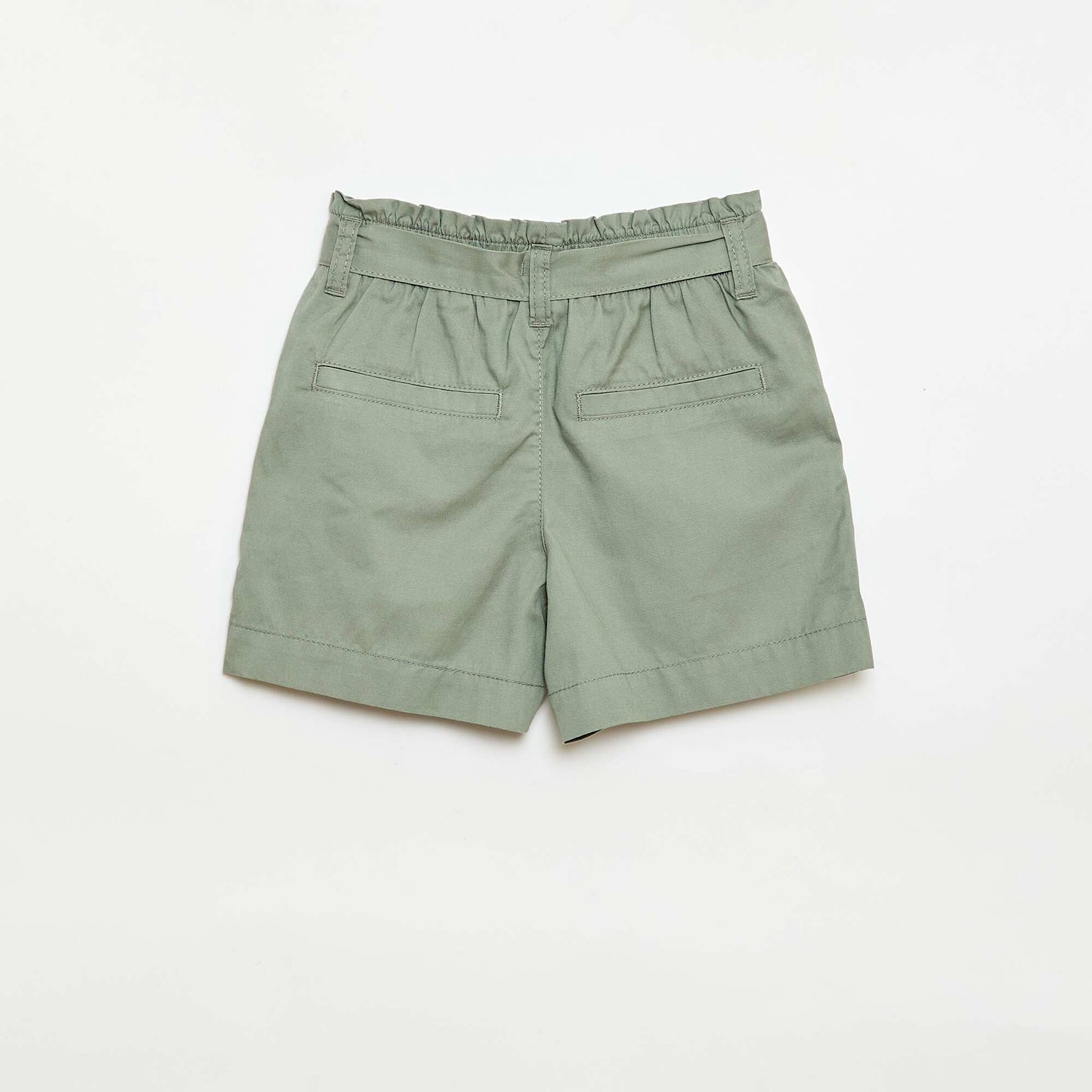 Tie-Waist Shorts GREEN
