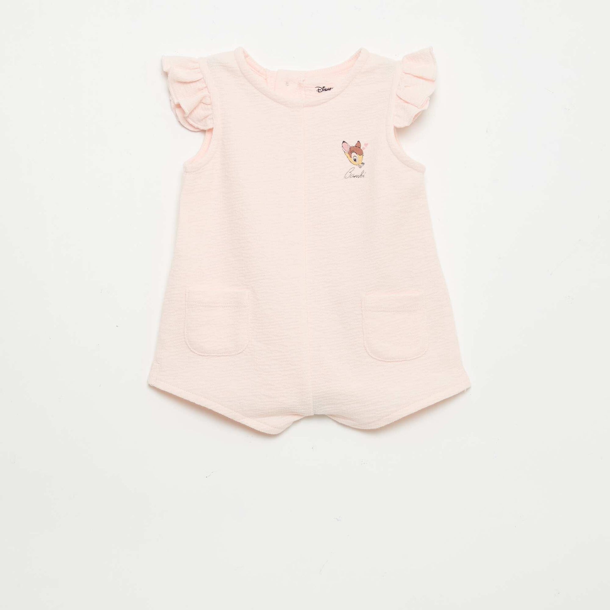 Baby Terry Playsuit PINK