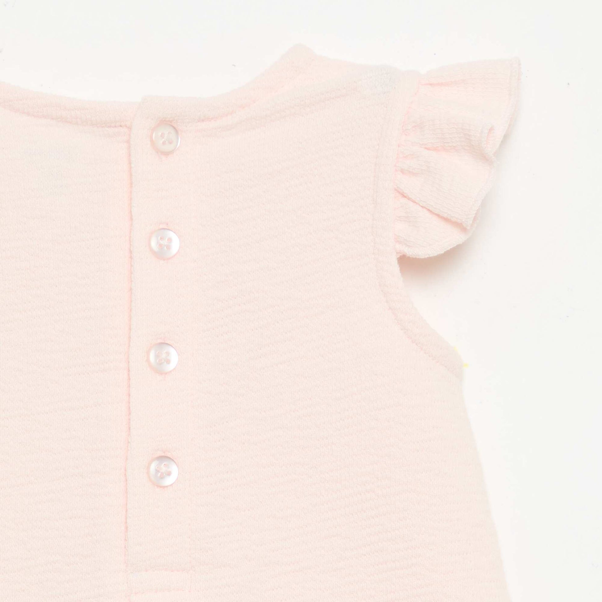 Baby Terry Playsuit PINK