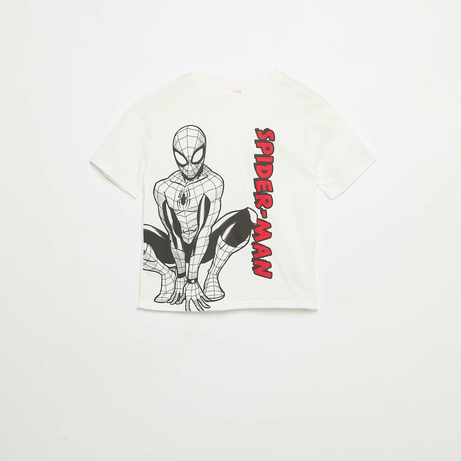 'Marvel' short-sleeved T-shirt WHITE