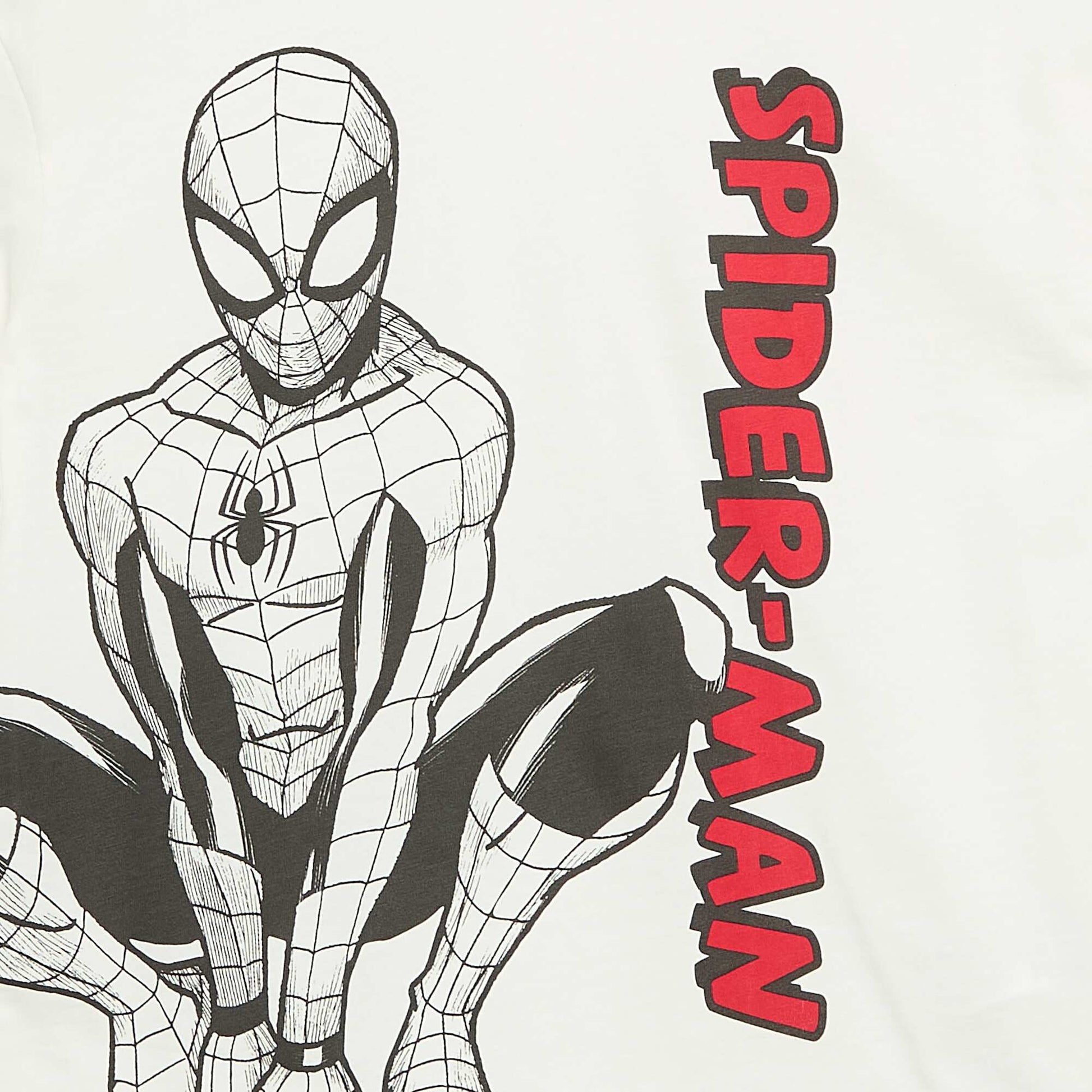 'Marvel' short-sleeved T-shirt WHITE