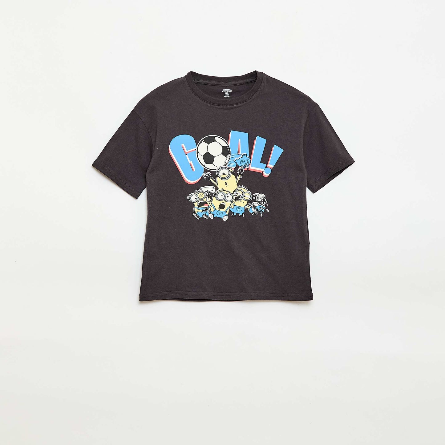 Short-sleeved 'Minions' print t-shirt BLACK