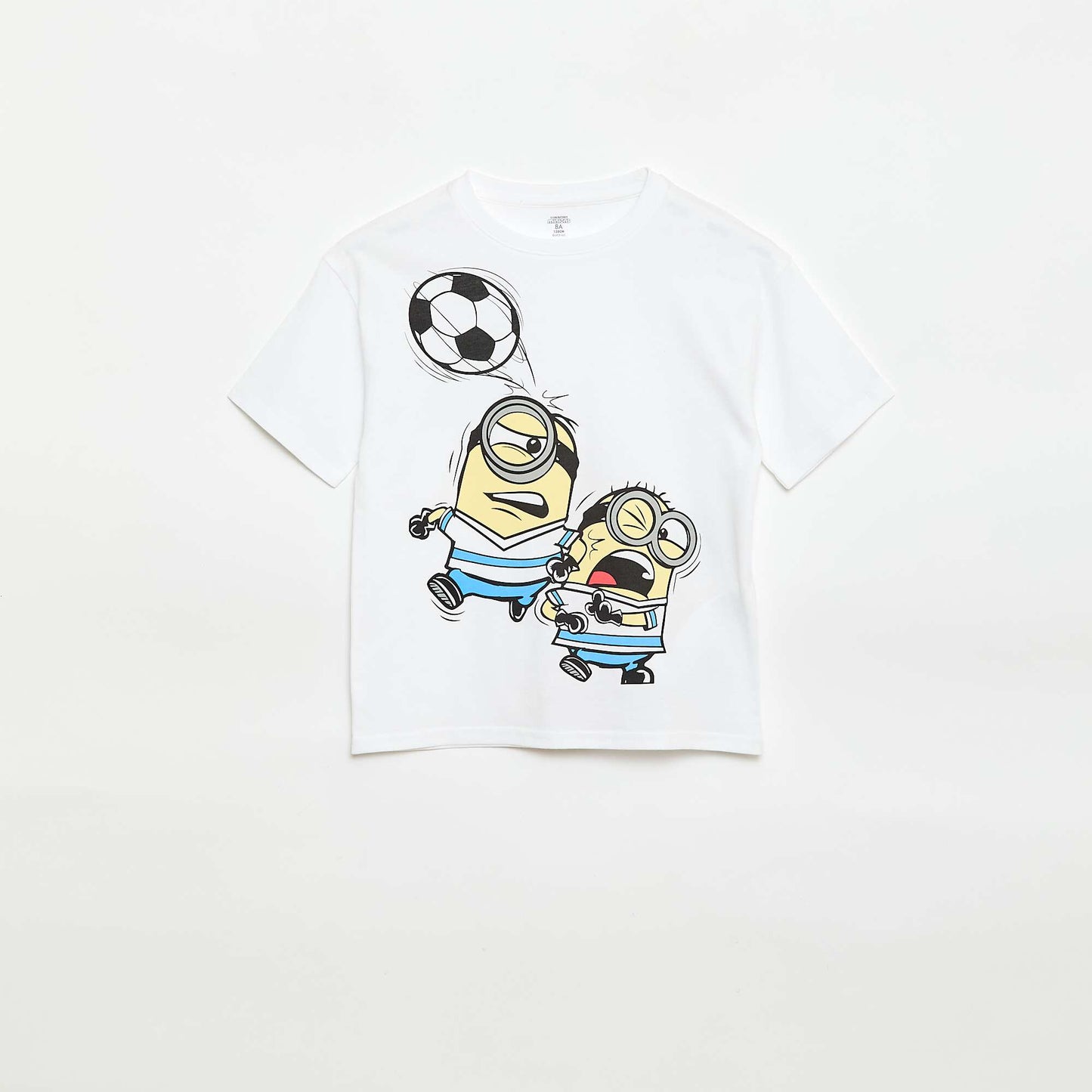Short-sleeved 'Minions' print t-shirt WHITE