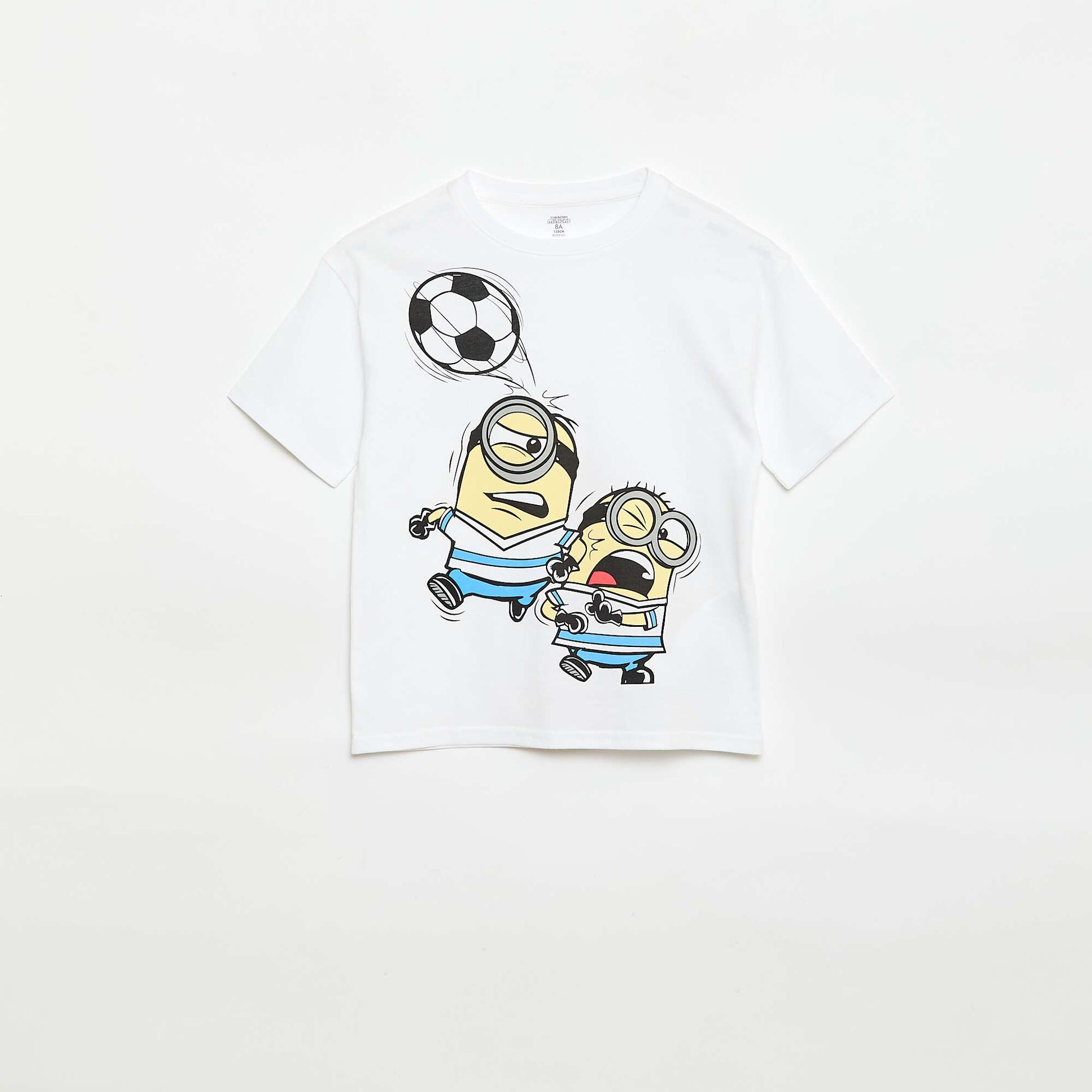 Short-sleeved 'Minions' print t-shirt WHITE