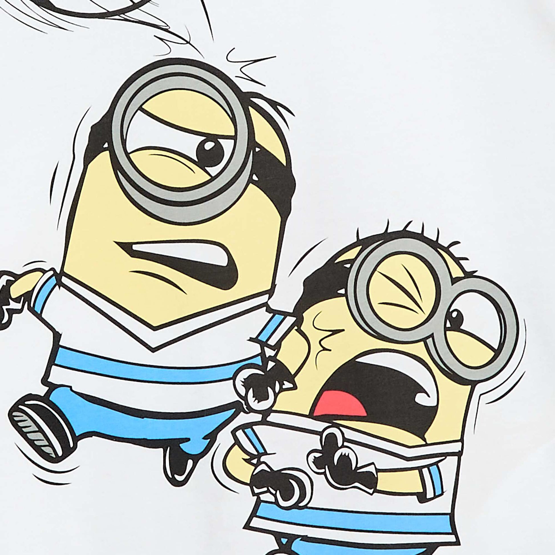 Short-sleeved 'Minions' print t-shirt WHITE