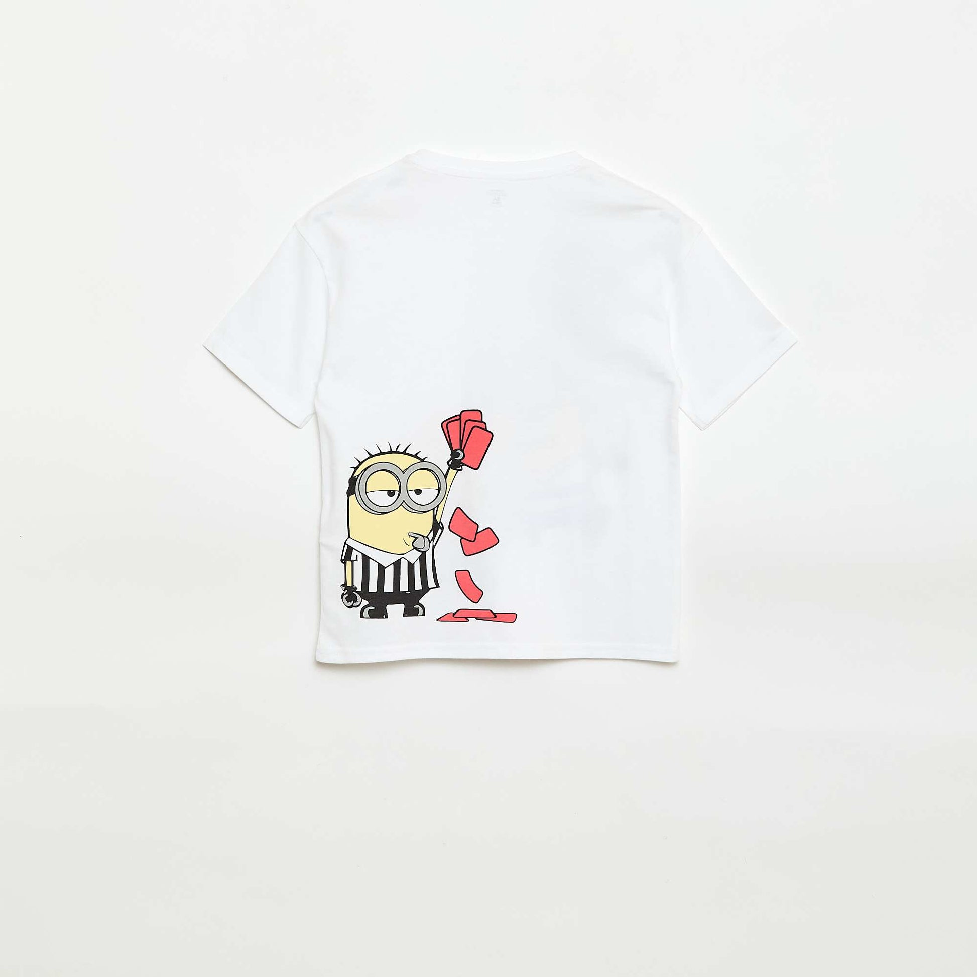 Short-sleeved 'Minions' print t-shirt WHITE