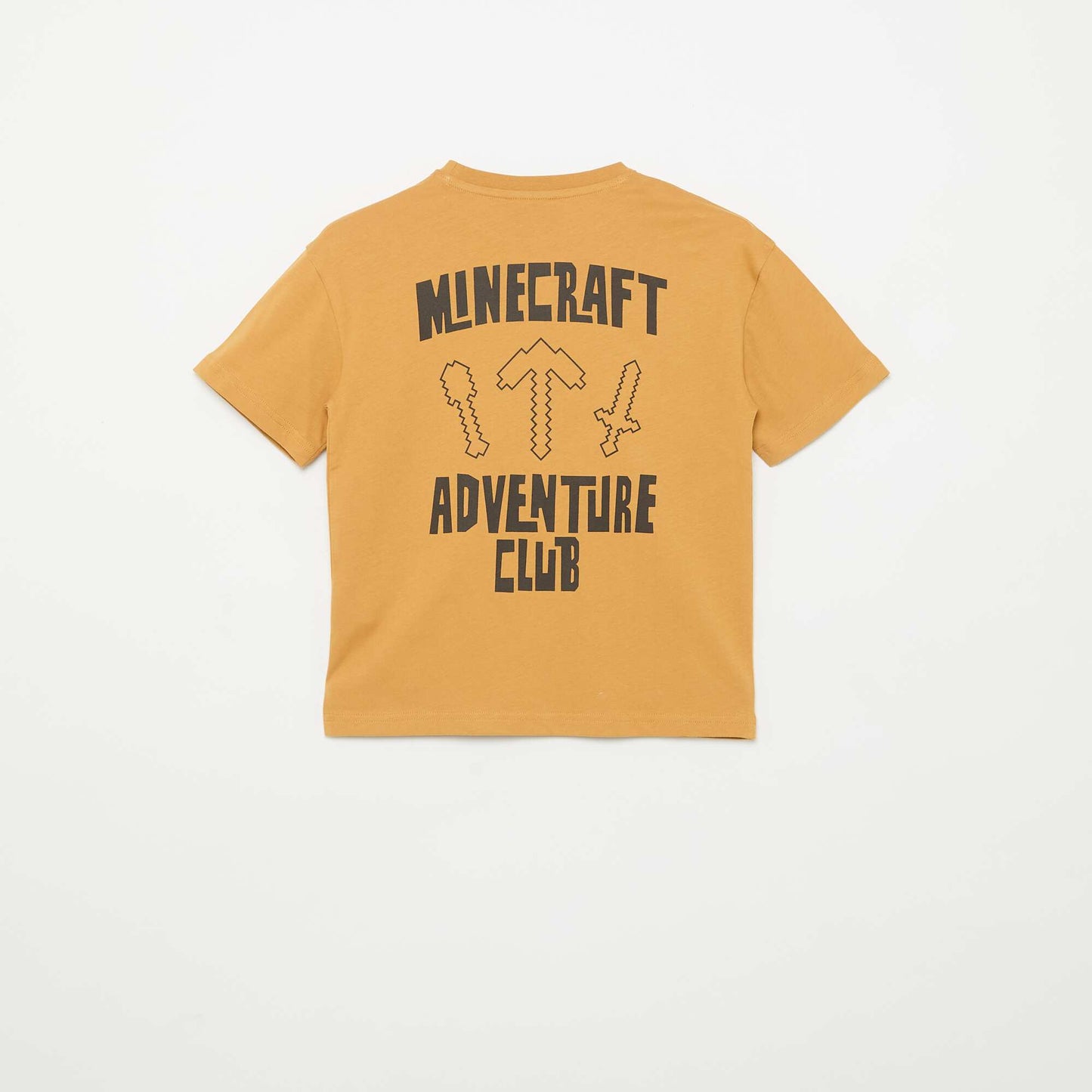 Short-sleeved 'Minecraft' T-shirt MUSTARD YELLOW