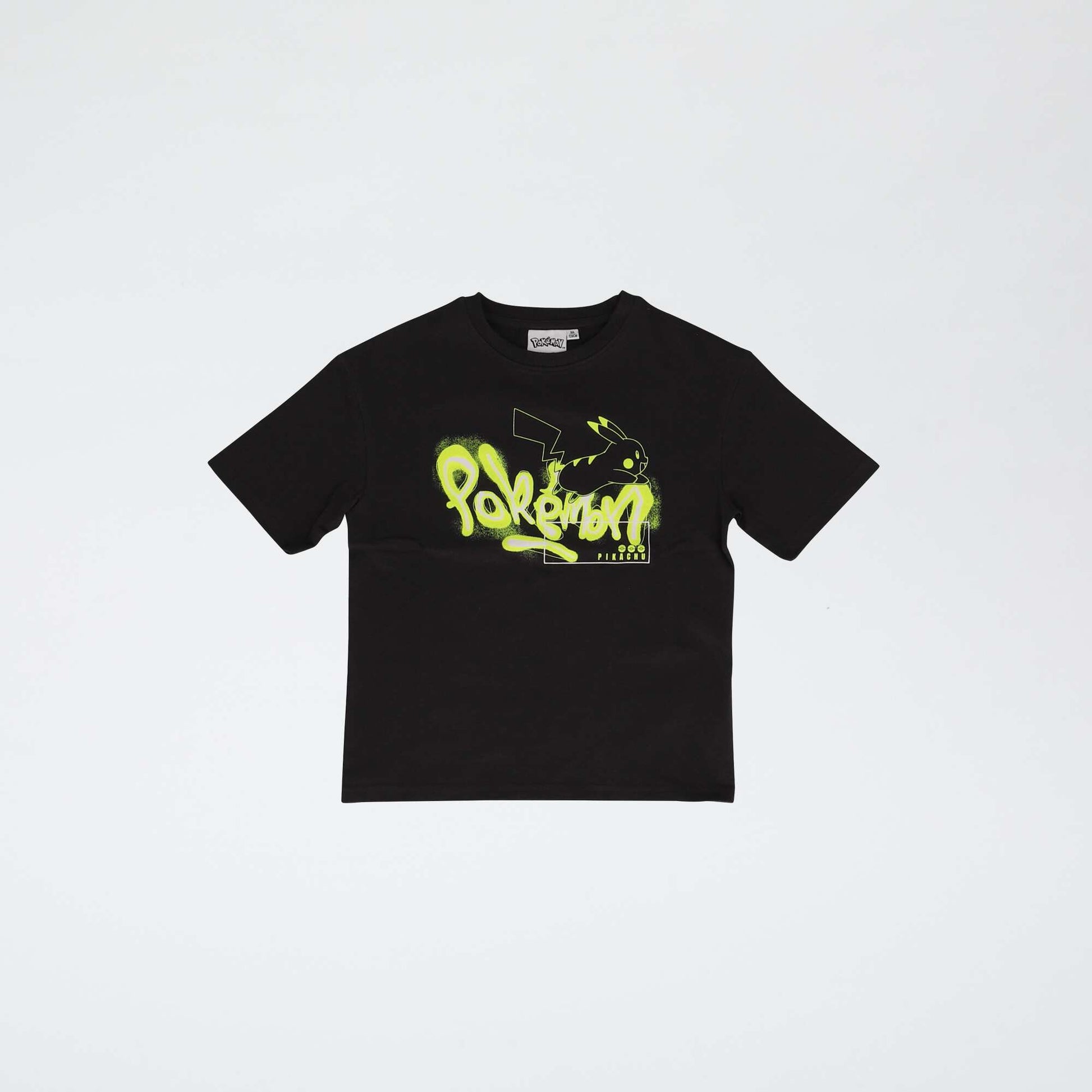 Short-sleeved 'Pokémon' T-shirt BLACK
