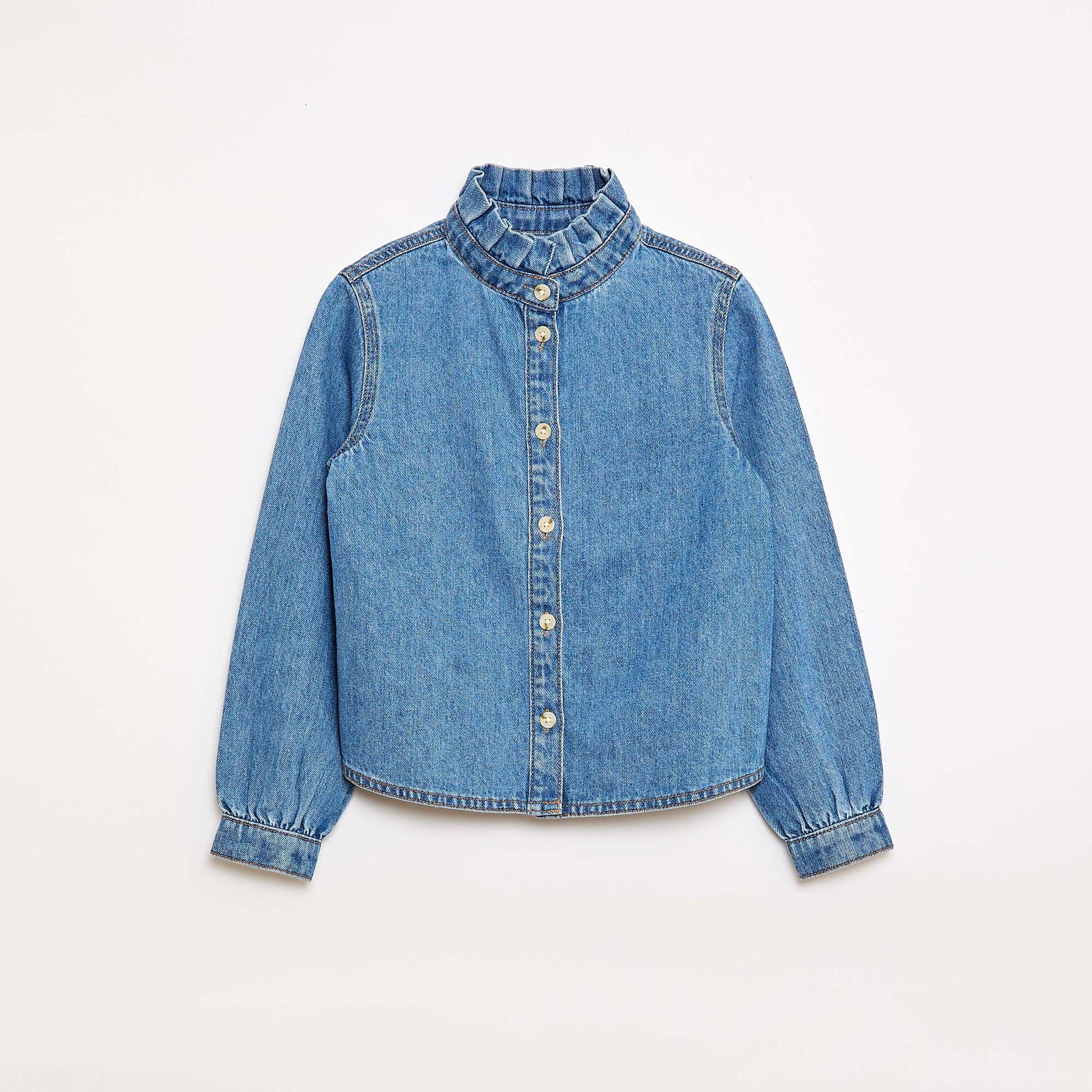 Denim Blouse BLUE