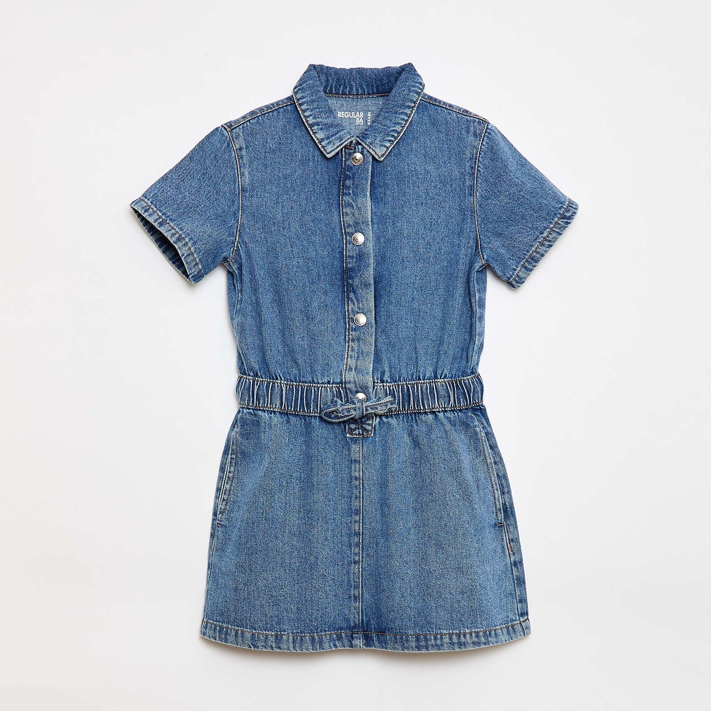 Denim Jumpsuit Dress BLUE