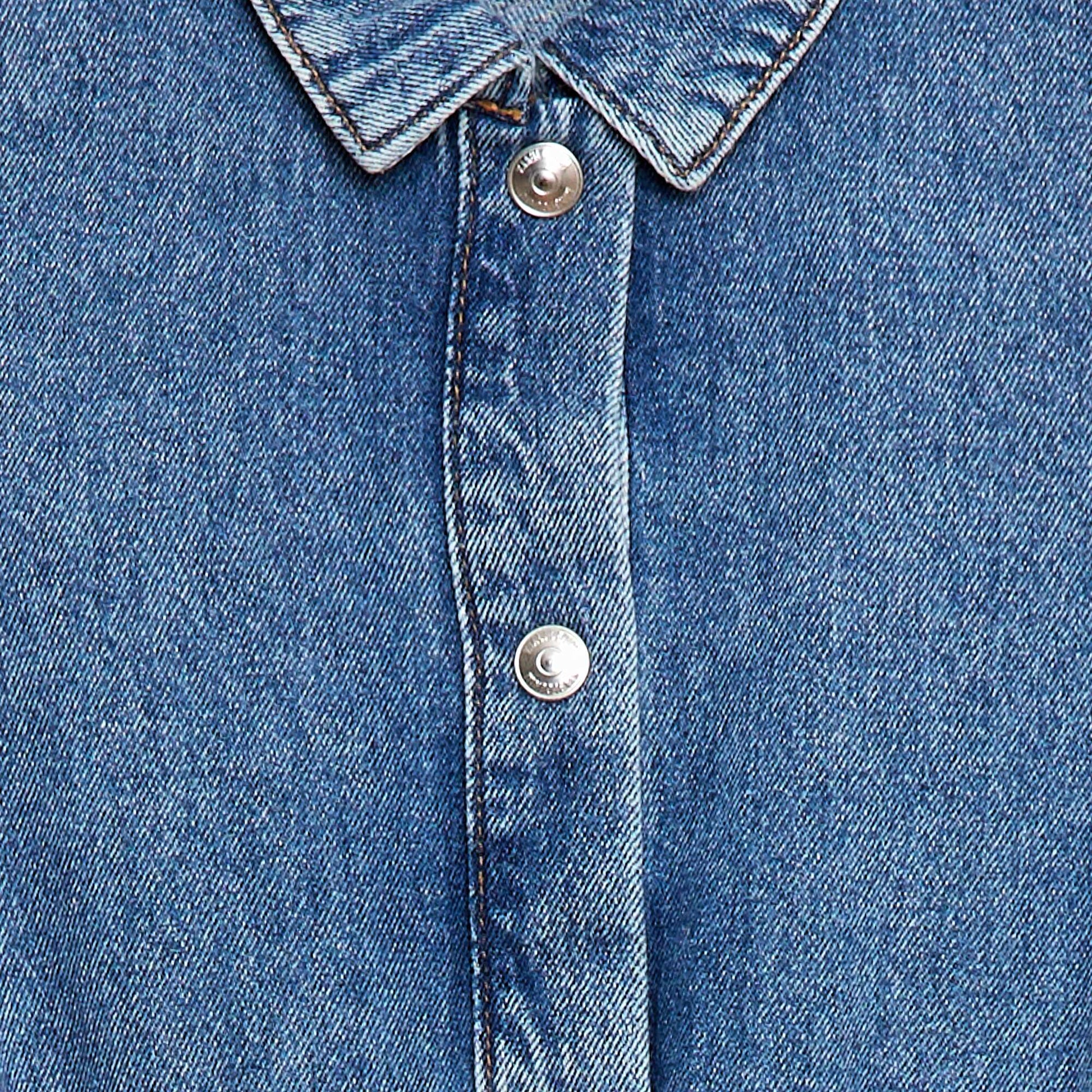 Denim Jumpsuit Dress BLUE