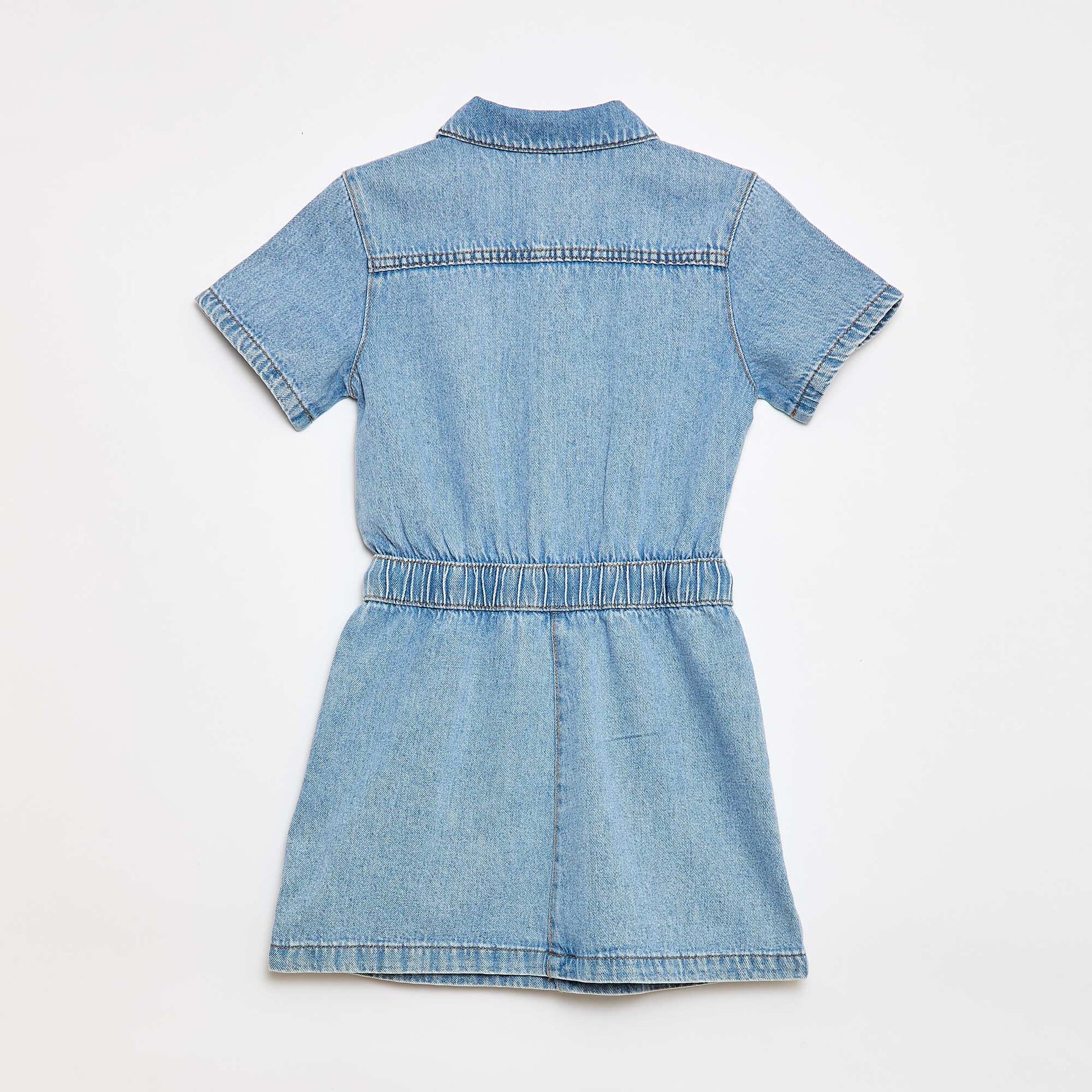 Denim Jumpsuit Dress BLUE