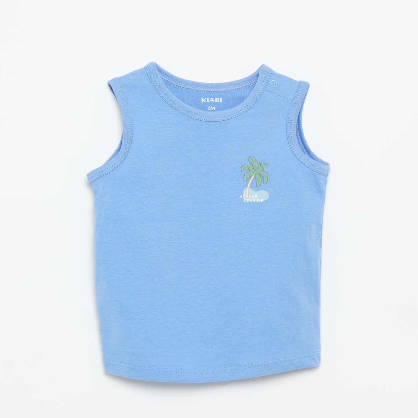 Tank Top with Chest Patch BLUE