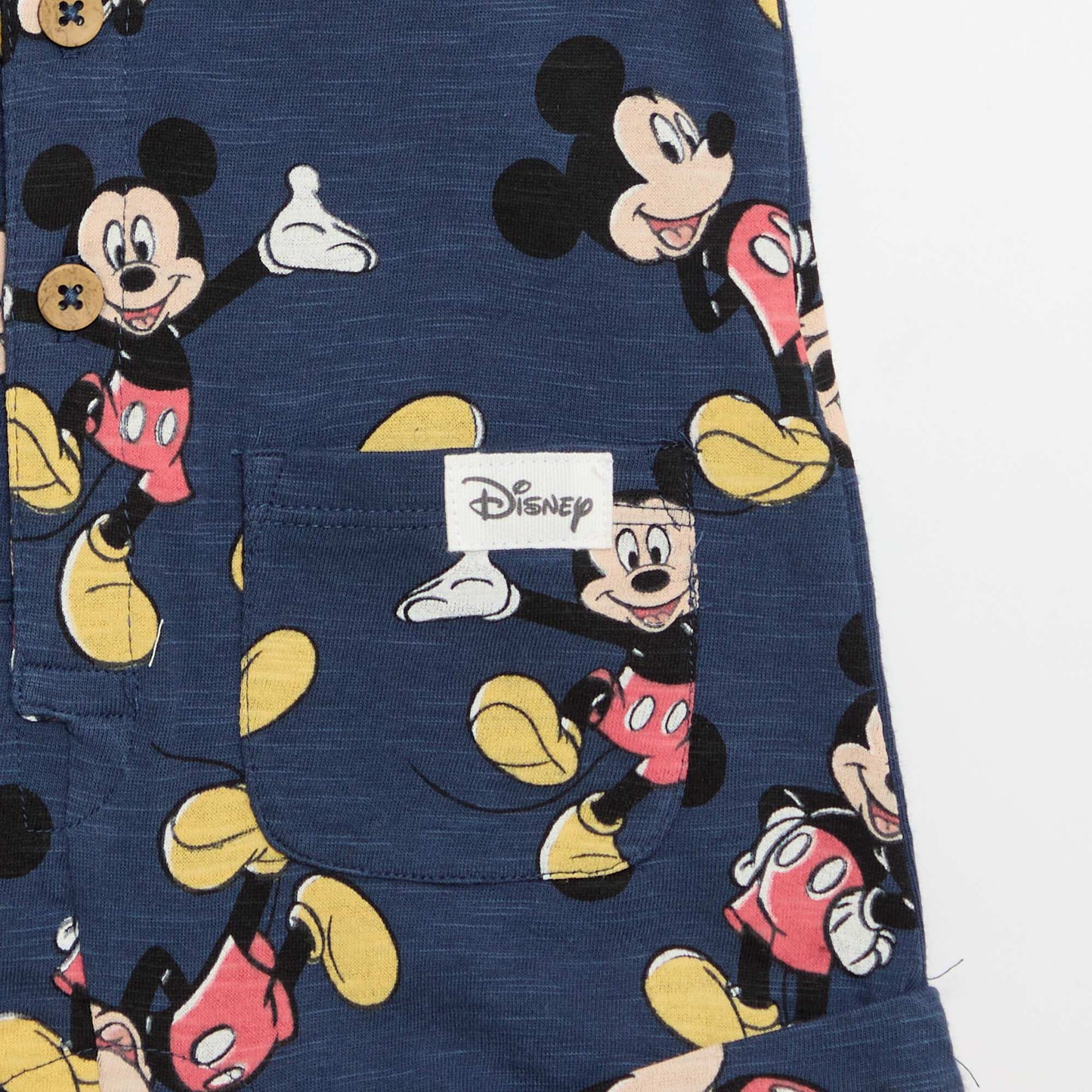 Sleeveless 'Disney' Print Romper BLUE
