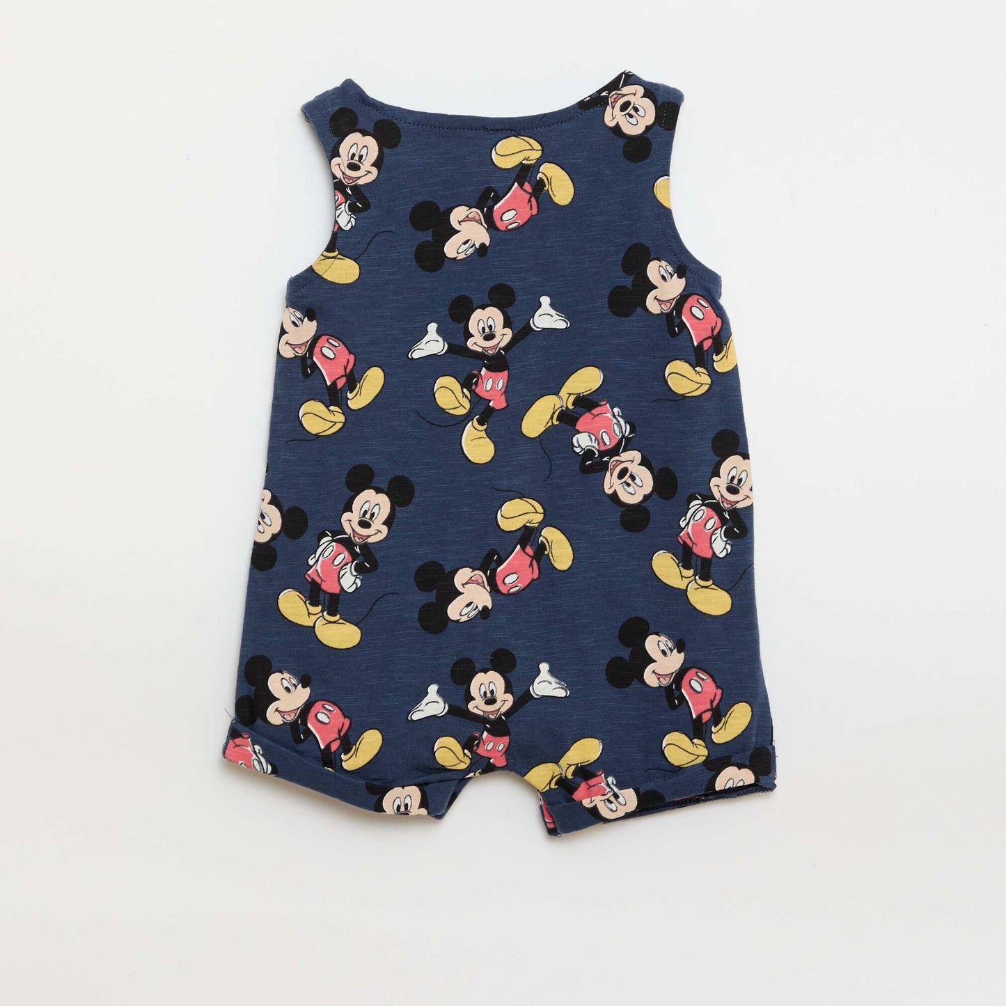 Sleeveless 'Disney' Print Romper BLUE