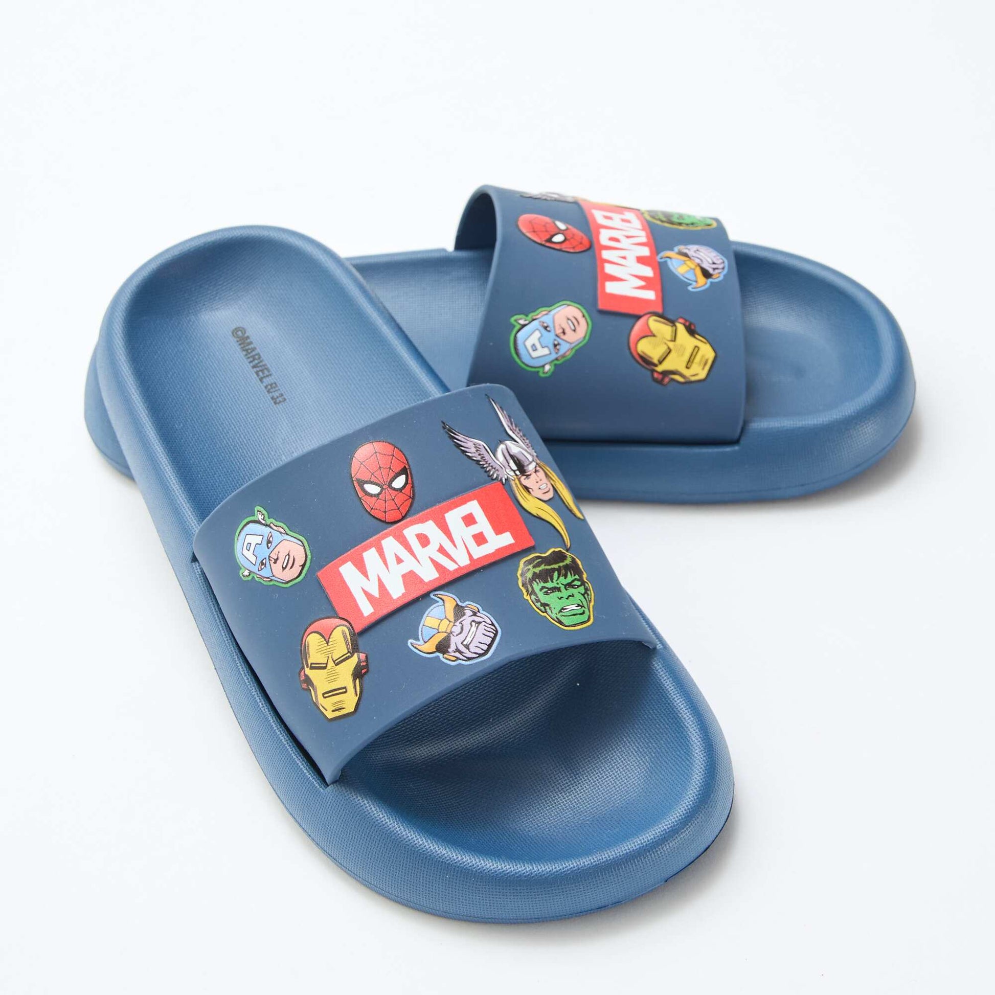 Animated 'Marvel' 'Avengers' Mules BLACK
