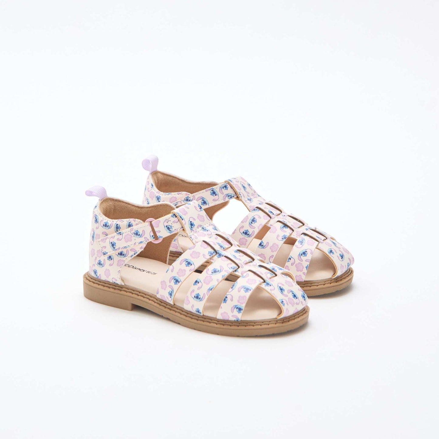 'Disney' 'Stitch' all-over strap sandals PINK