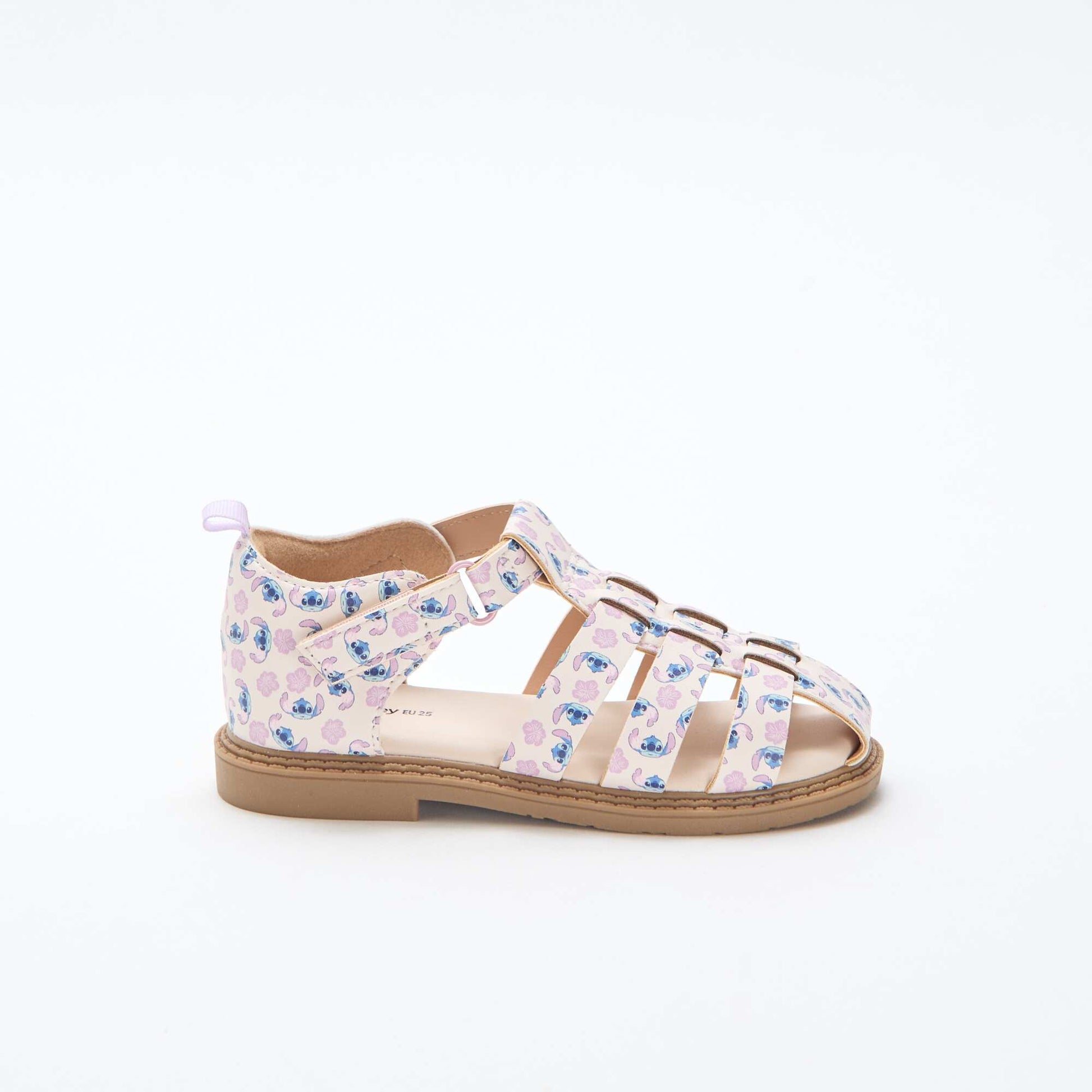 'Disney' 'Stitch' all-over strap sandals PINK
