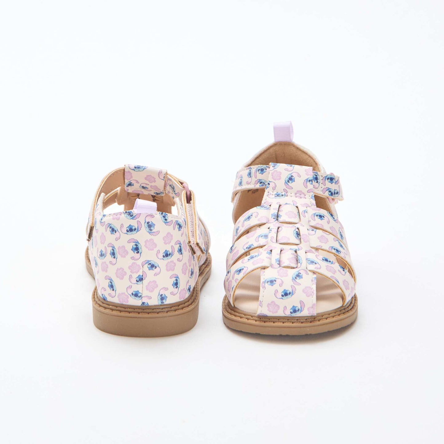 'Disney' 'Stitch' all-over strap sandals PINK