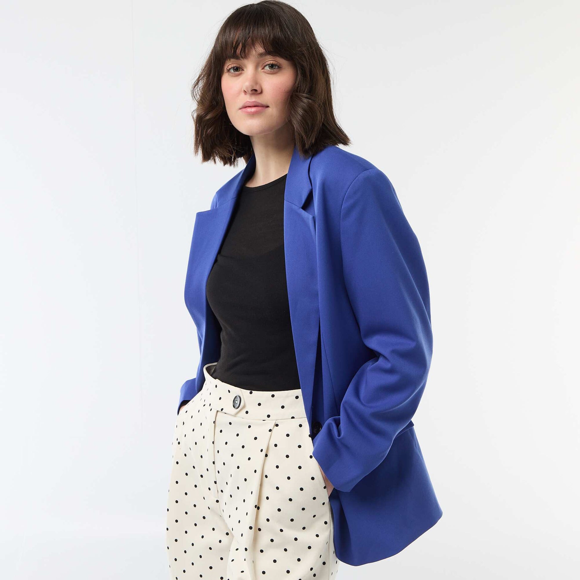 Oversized Tailored Jacket BLUE