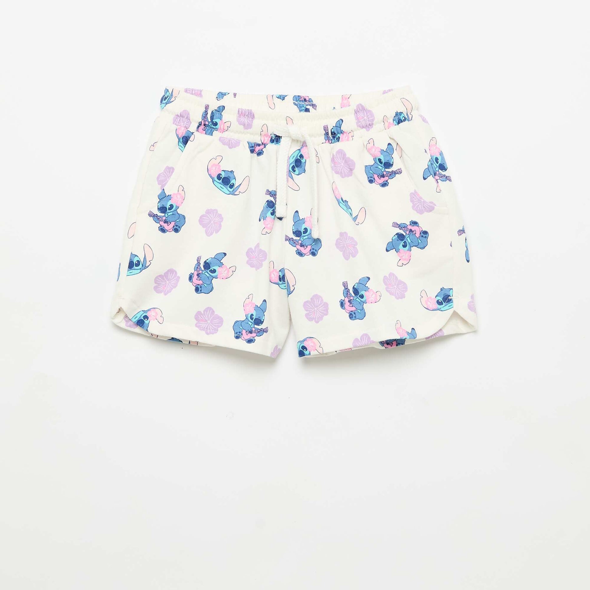Pack of 2 \'Disney\' Unbrushed Fleece Shorts PINK