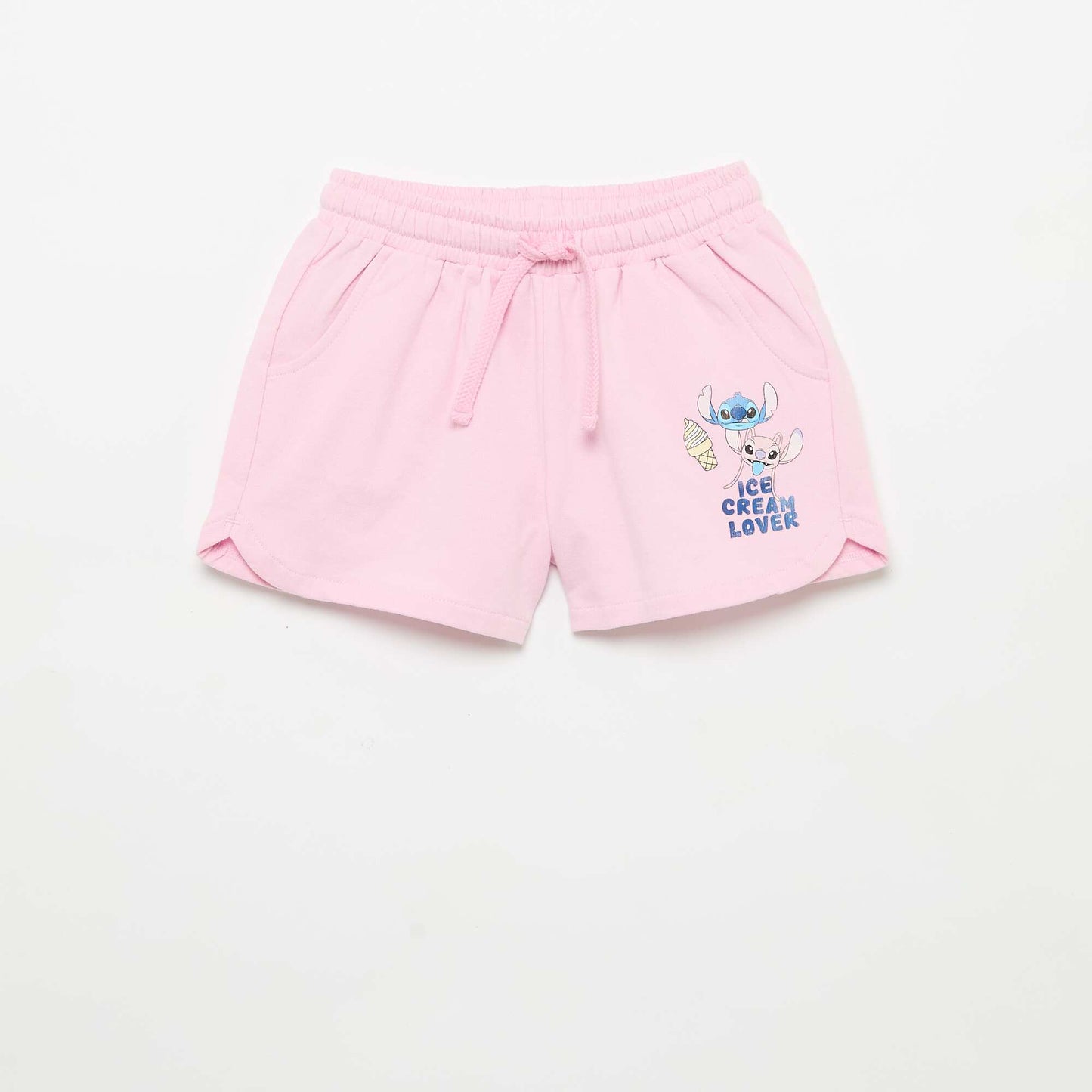 Pack of 2 \'Disney\' Unbrushed Fleece Shorts PINK