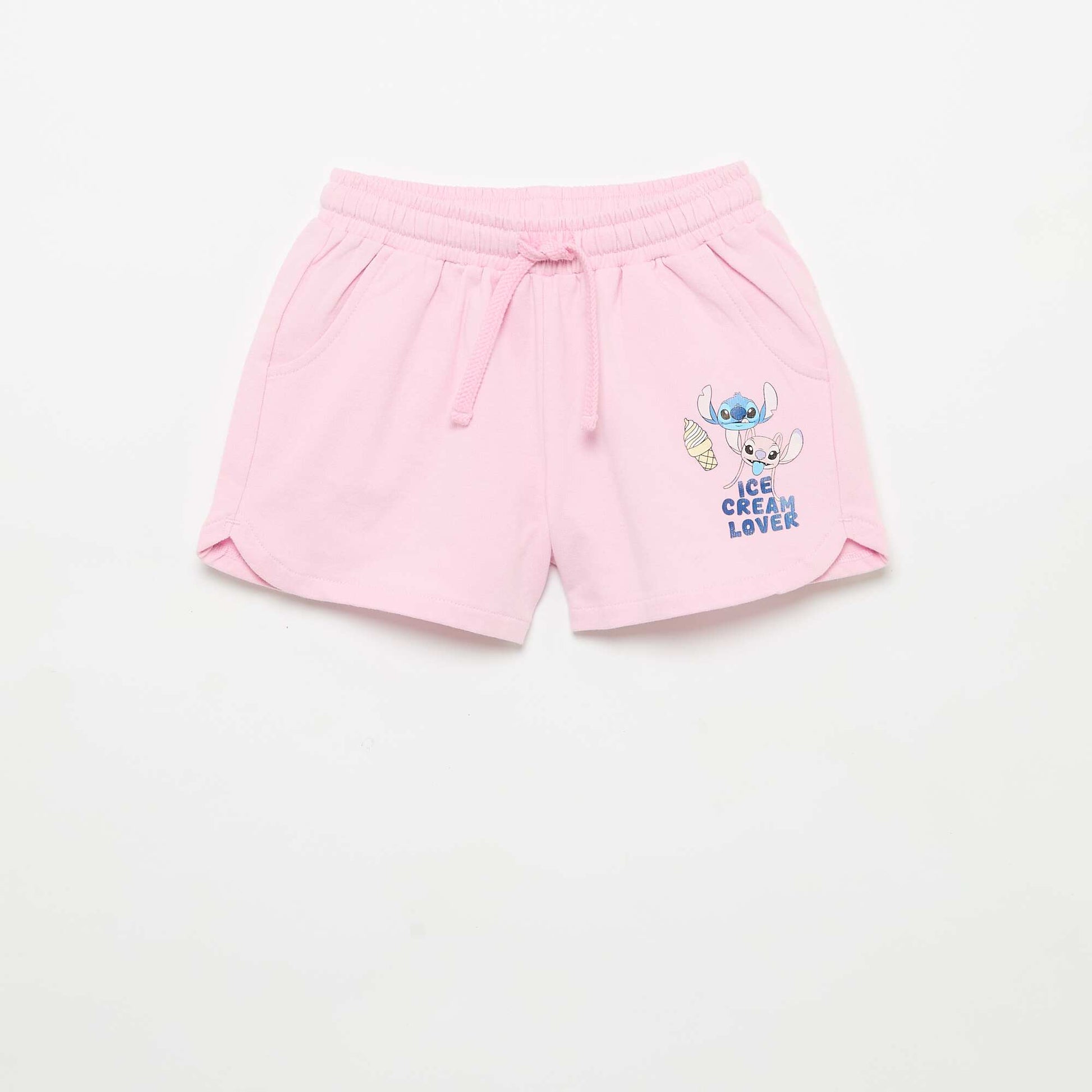 Pack of 2 \'Disney\' Unbrushed Fleece Shorts PINK