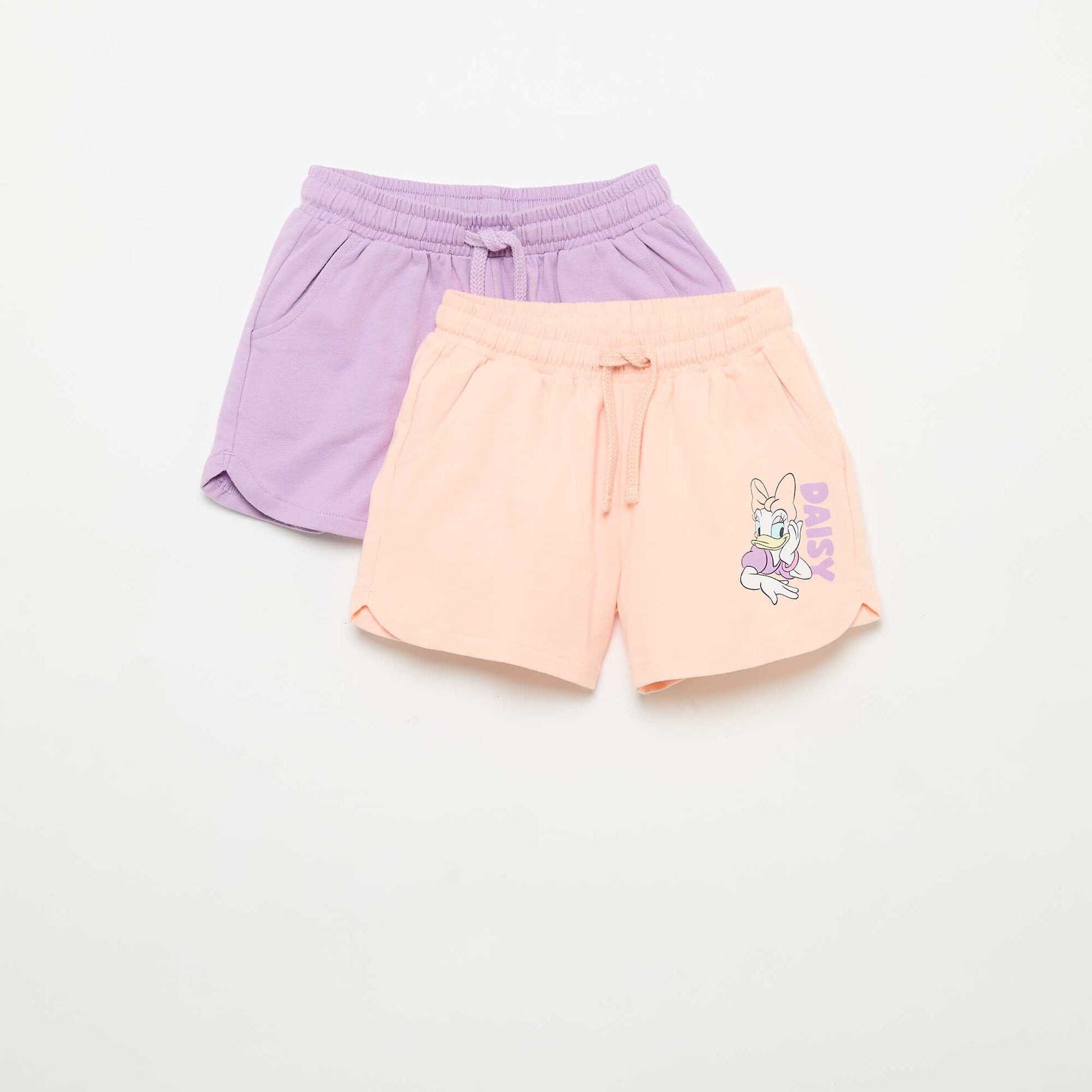 2-pack of 'Disney' unbrushed fleece shorts PURPLE